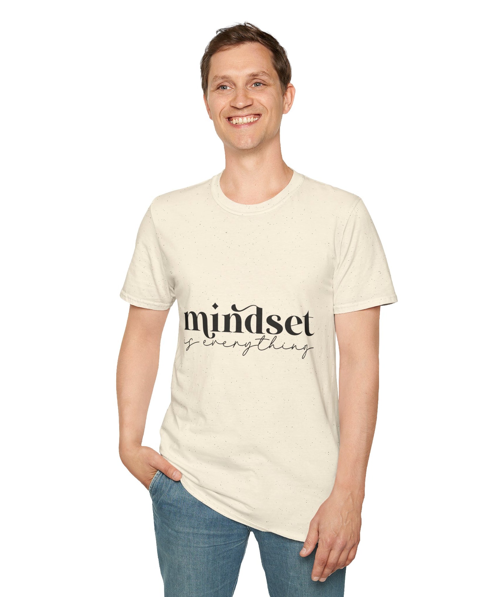 Unisex T-Shirt – "Mindset Is Everything" Motivational Quote Tee - Positive Affirmation Shirt for Friends, Inspirational Tee - Gallory Hive
