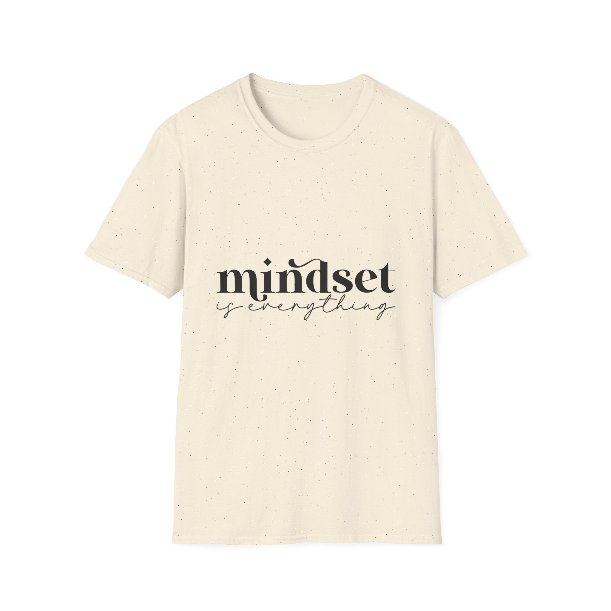 Unisex T-Shirt – "Mindset Is Everything" Motivational Quote Tee - Positive Affirmation Shirt for Friends, Inspirational Tee