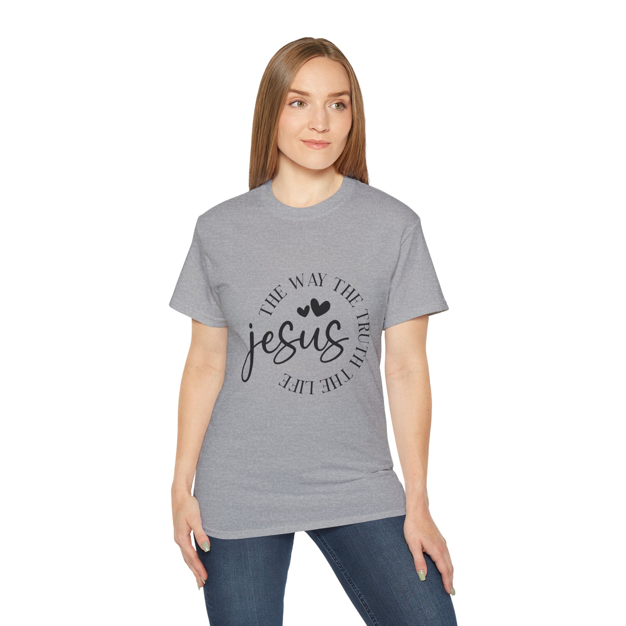 Unisex The way the Truth Tee - Inspirational Casual Wear, Christian T-Shirt, Motivational Gift, Faith-Based Apparel, Everyday Comfort
