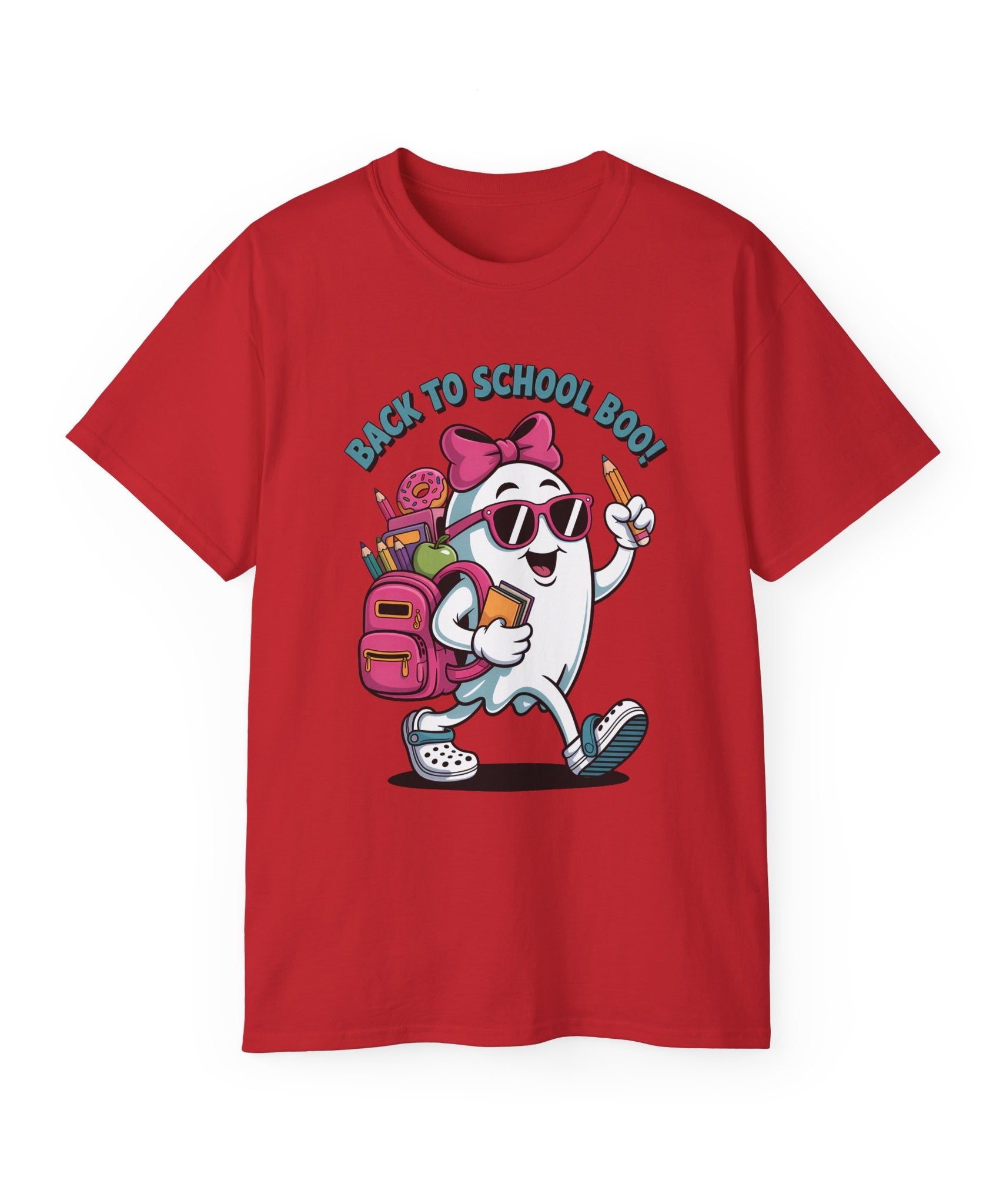 Back to School Boo! T-Shirt with Ghost