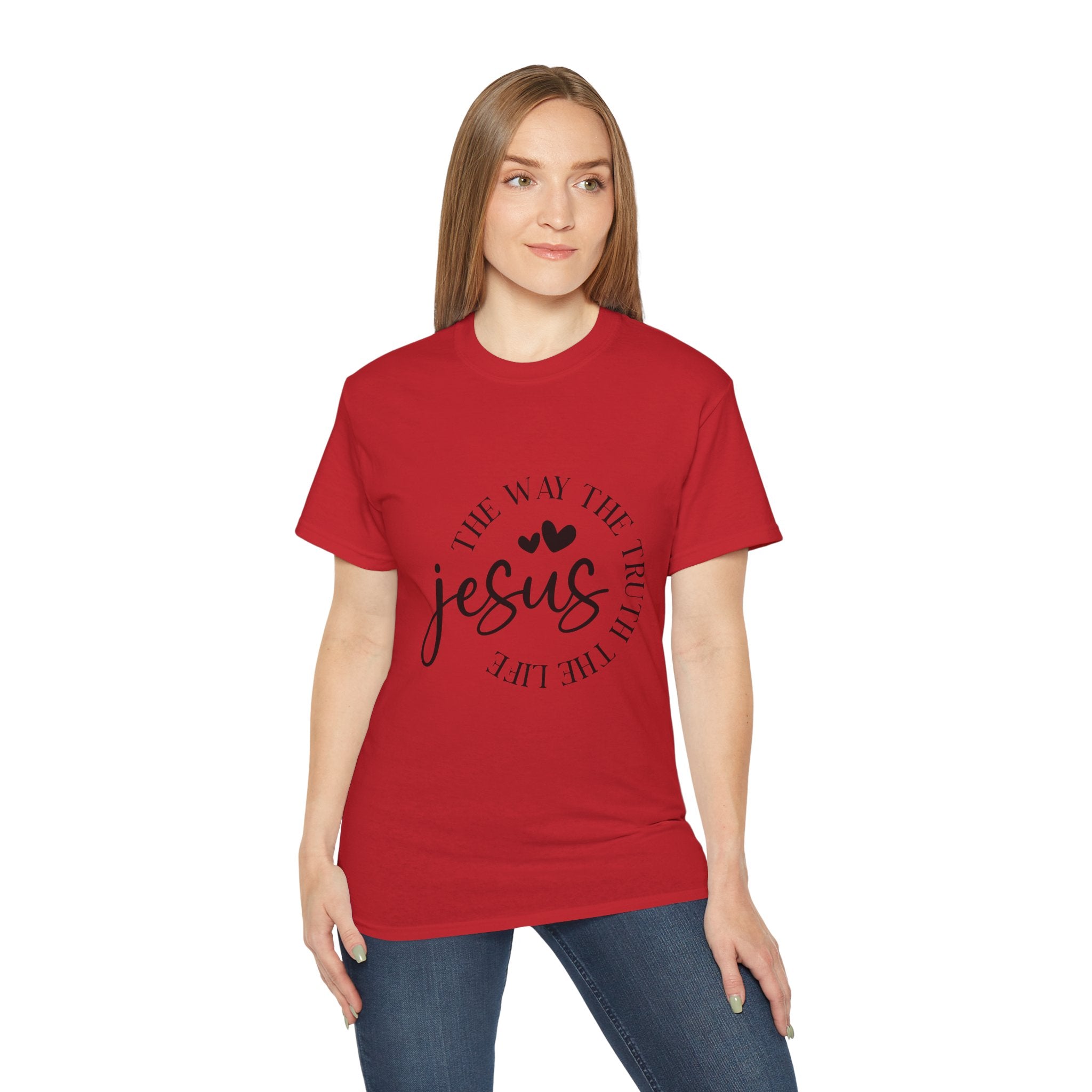 Unisex The way the Truth Tee - Inspirational Casual Wear, Christian T-Shirt, Motivational Gift, Faith-Based Apparel, Everyday Comfort