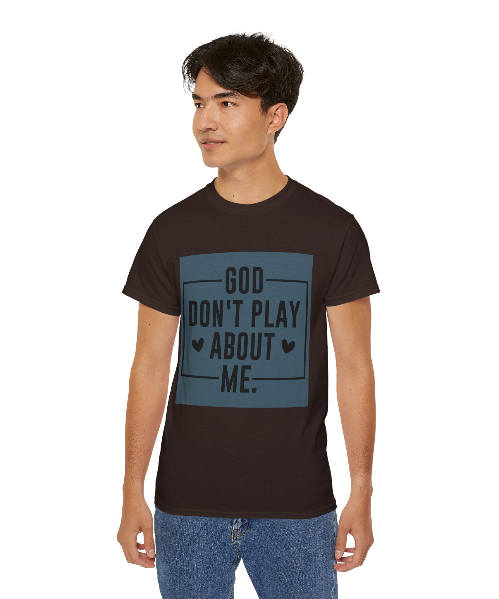 Unisex God don't play about me Tee - Inspirational Casual Wear, Christian T-Shirt, Motivational Gift, Faith-Based Apparel, Everyday Comfort - Gallory Hive