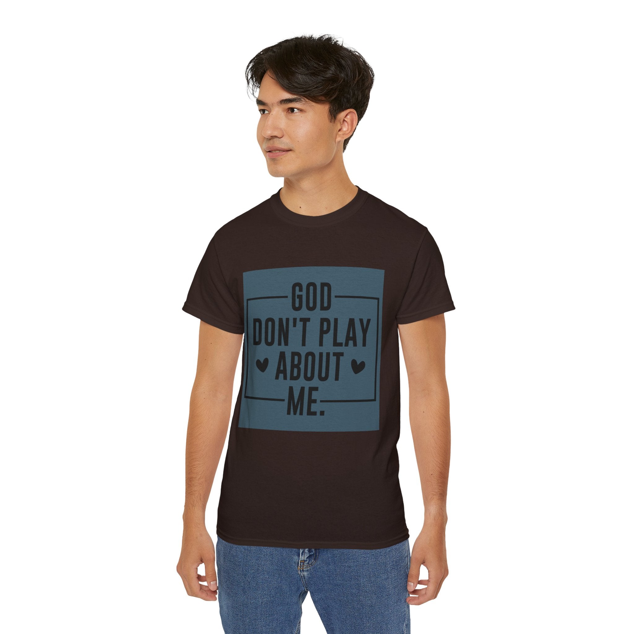 Unisex God don't play about me Tee - Inspirational Casual Wear, Christian T-Shirt, Motivational Gift, Faith-Based Apparel, Everyday Comfort - Gallory Hive