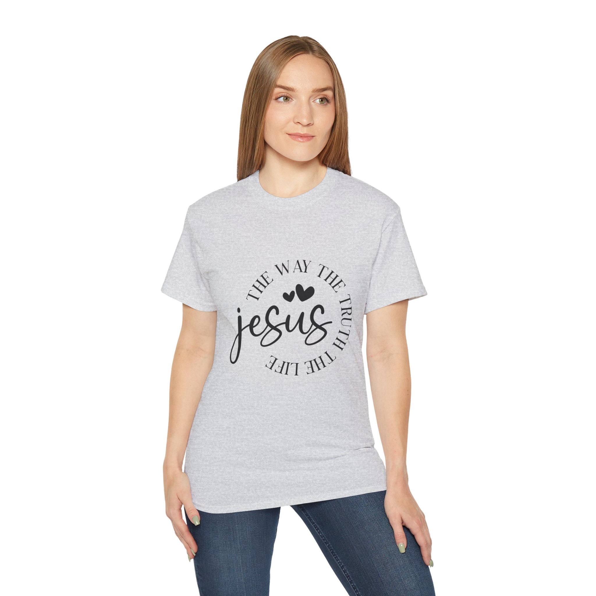 Unisex The way the Truth Tee - Inspirational Casual Wear, Christian T-Shirt, Motivational Gift, Faith-Based Apparel, Everyday Comfort