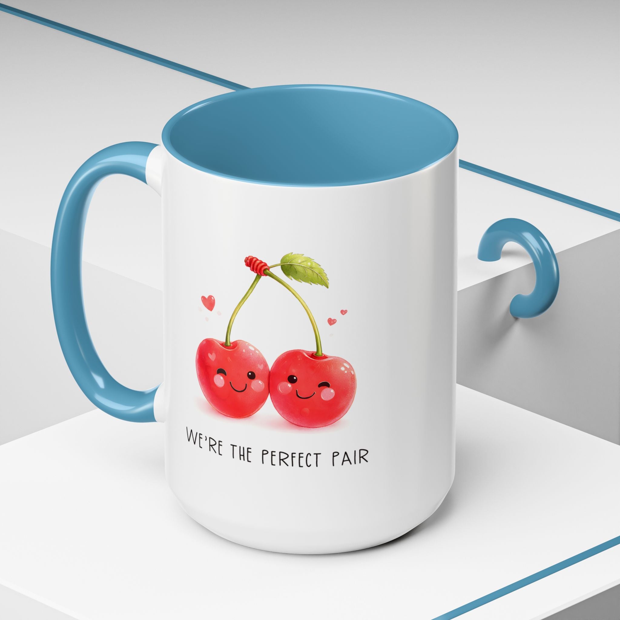 Funny Cherry Couple Ceramic Coffee Mug | Gallory Hive
