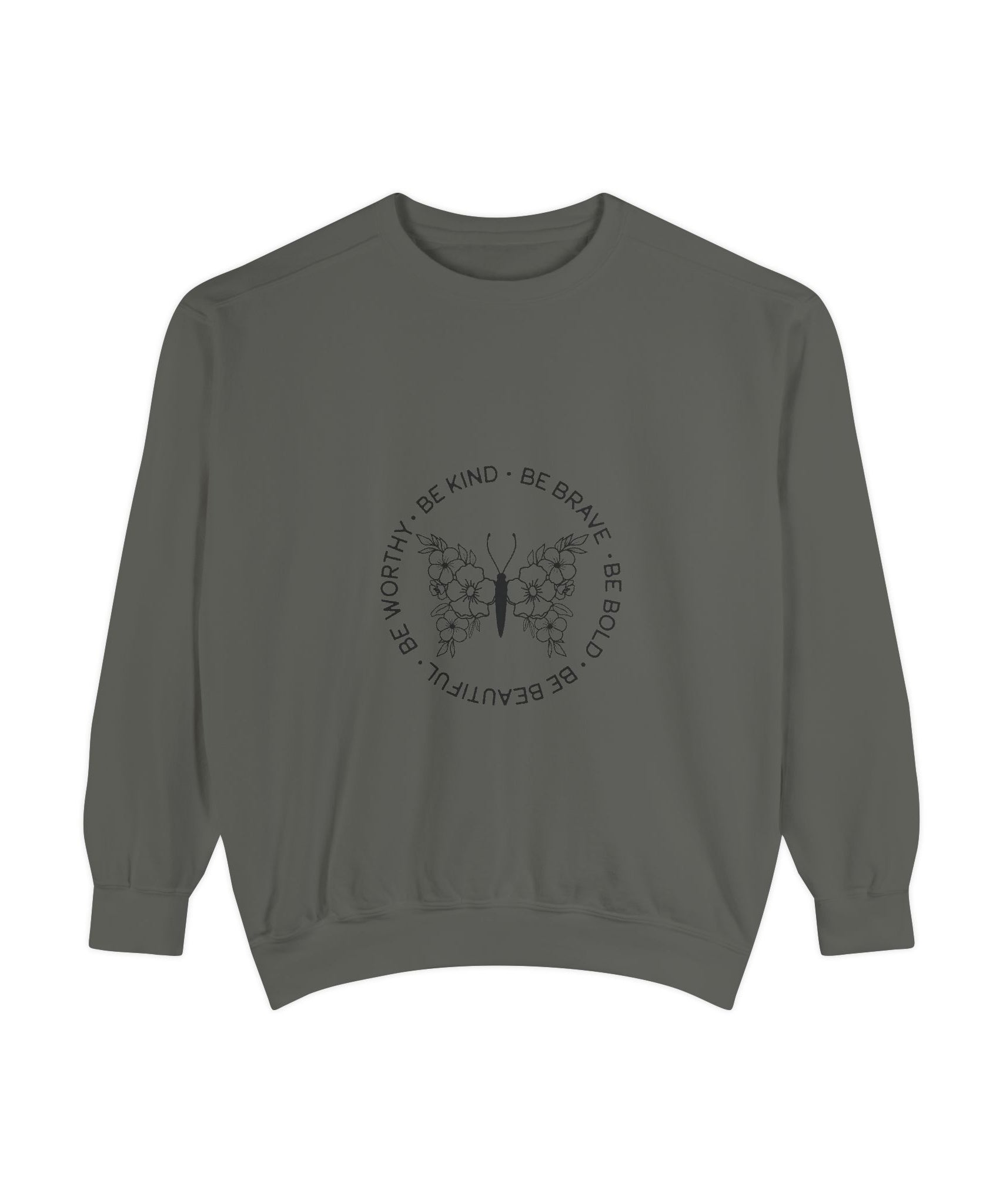 Inspirational Unisex Sweatshirt - Be Kind & Brave | Gallory Hive
