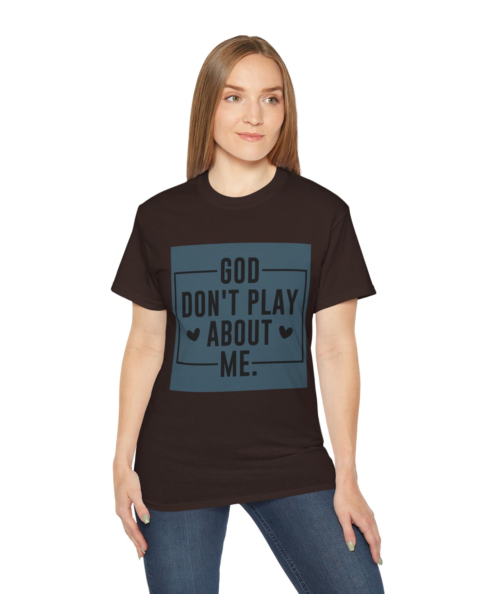 Unisex God don't play about me Tee - Inspirational Casual Wear, Christian T-Shirt, Motivational Gift, Faith-Based Apparel, Everyday Comfort - Gallory Hive