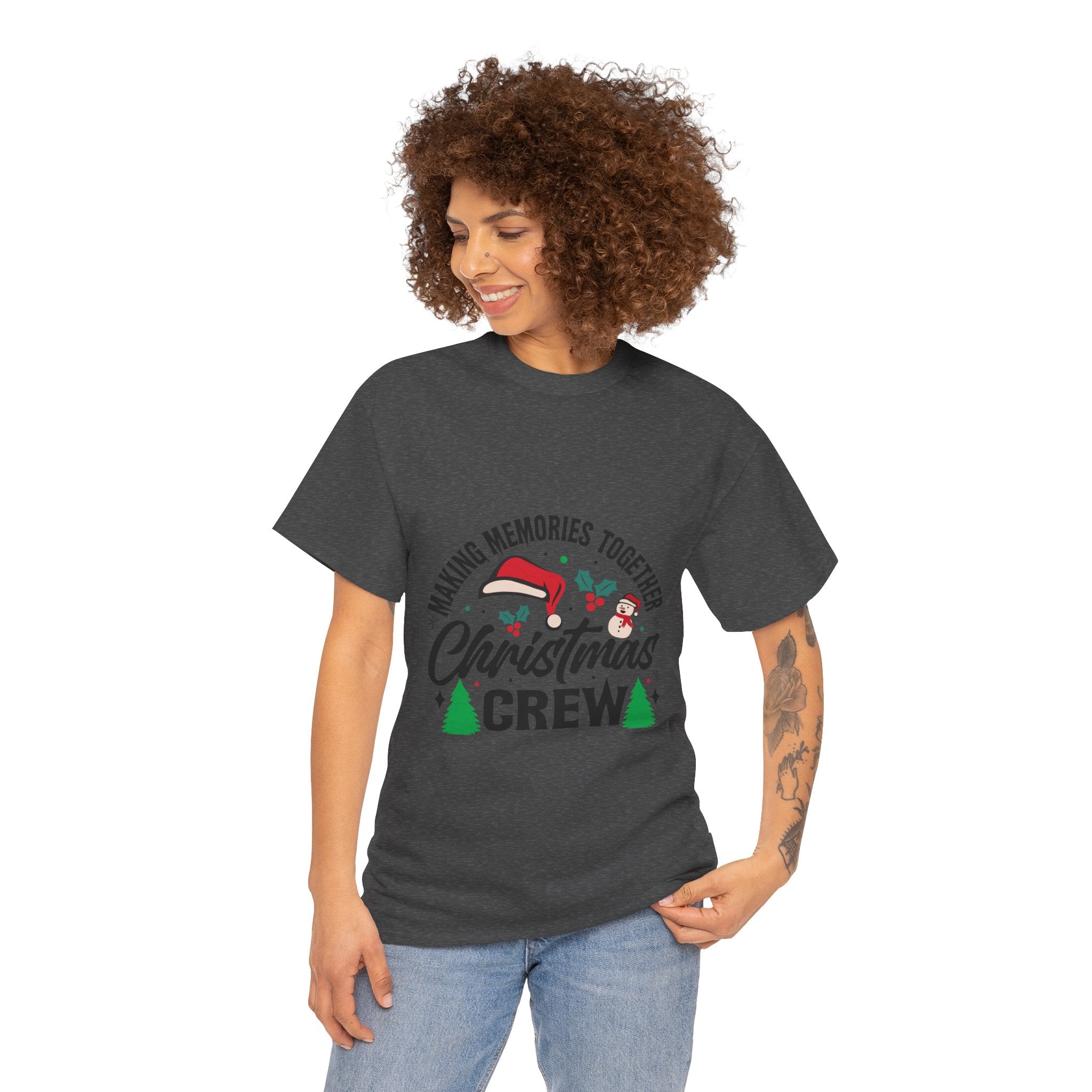 Santa Hat Snowman Xmas Trees Cute Tee | Gallory Hive