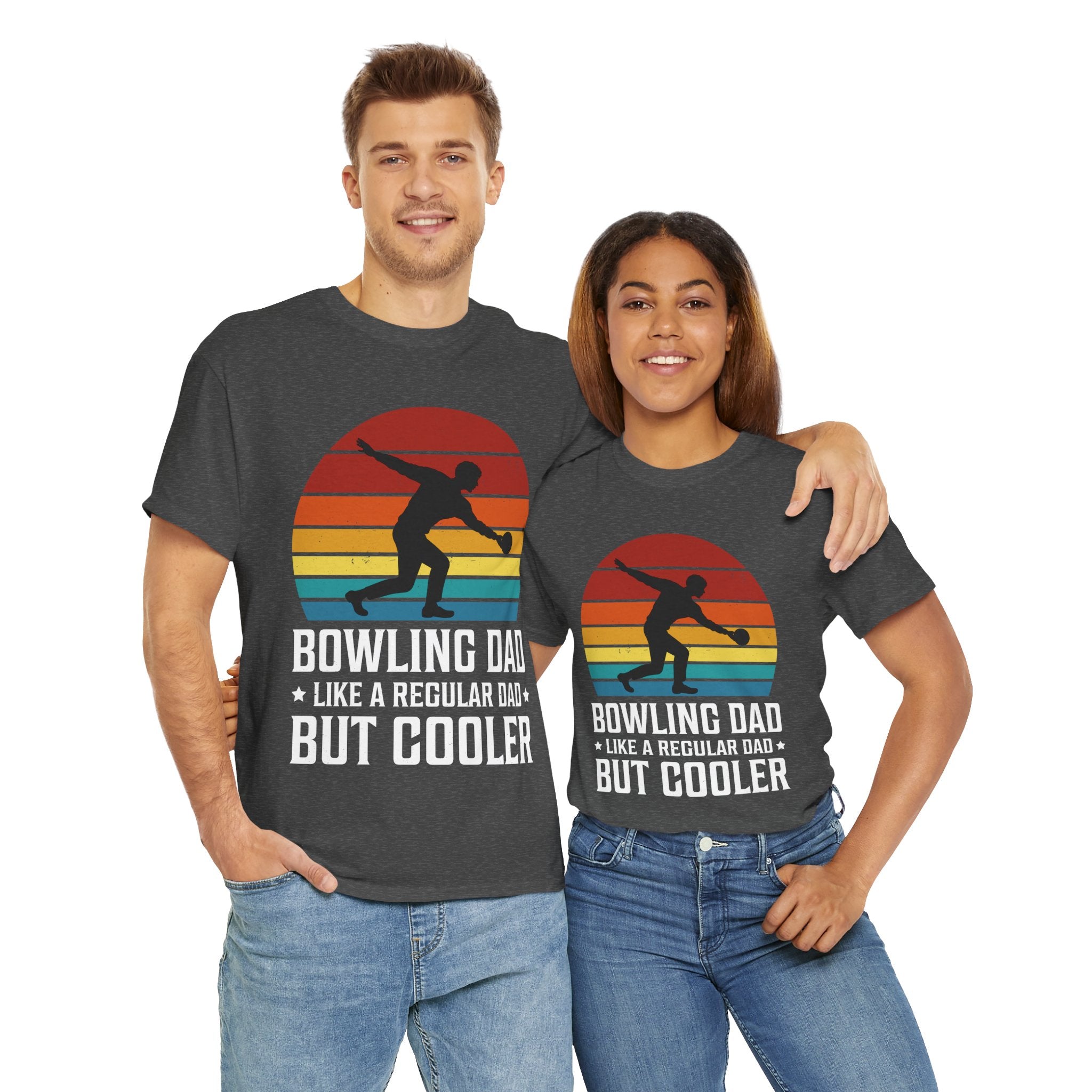 Retro Bowling Dad Tee - Unique Father's Day Gift