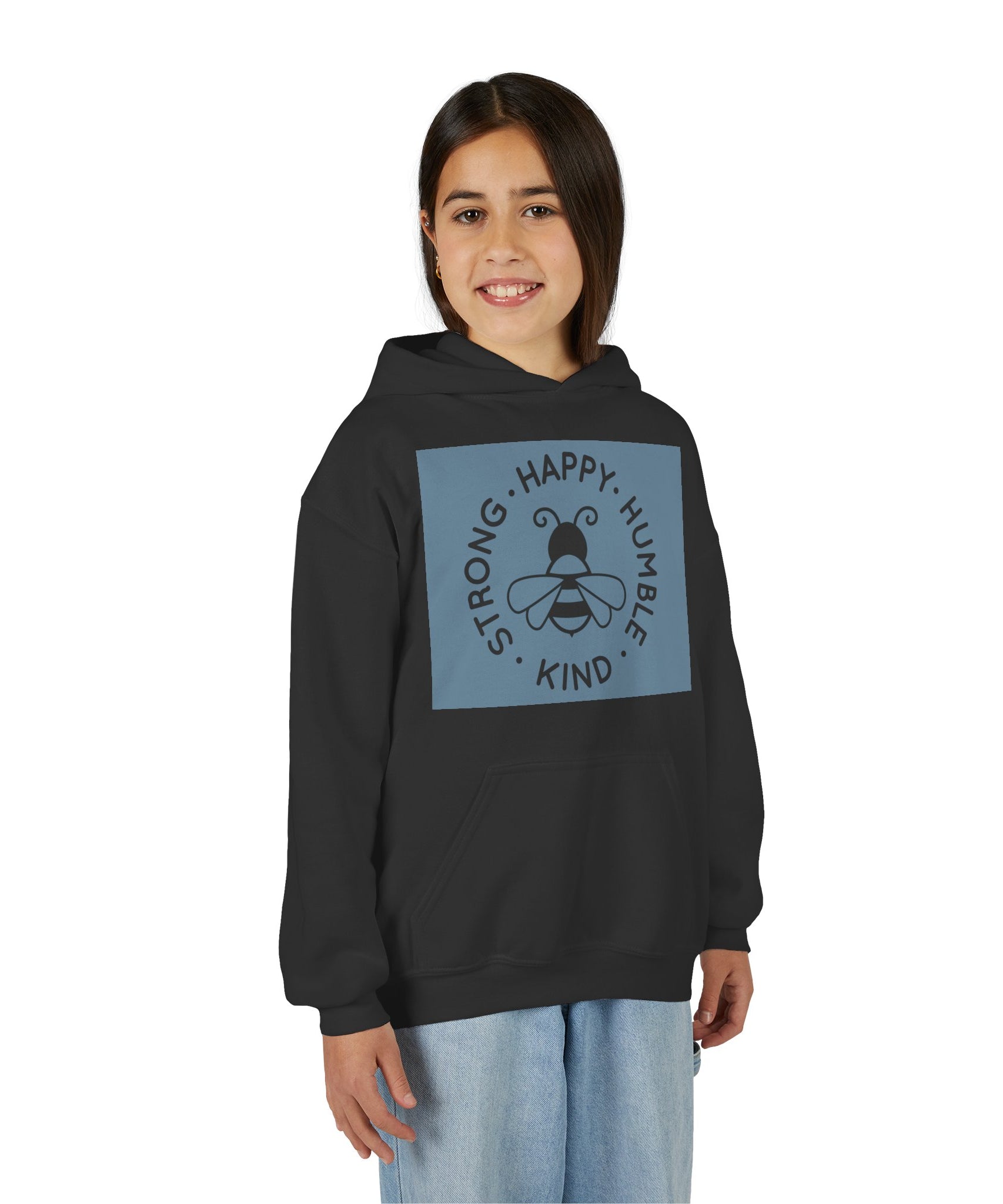 Unisex Kid's "Strong Happy Humble Kind" Hoodie