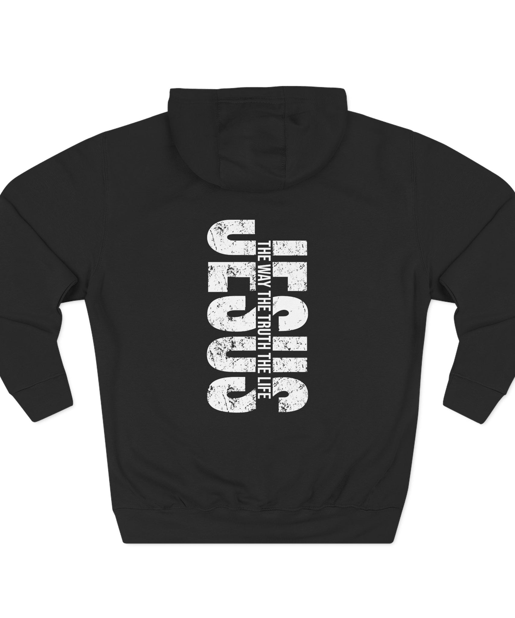 Faith-Inspired Fleece Hoodie, Comfortable Hoodie, Spiritual Gift, Cross Design, Inspirational Fashion, Cozy & Stylish - Gallory Hive