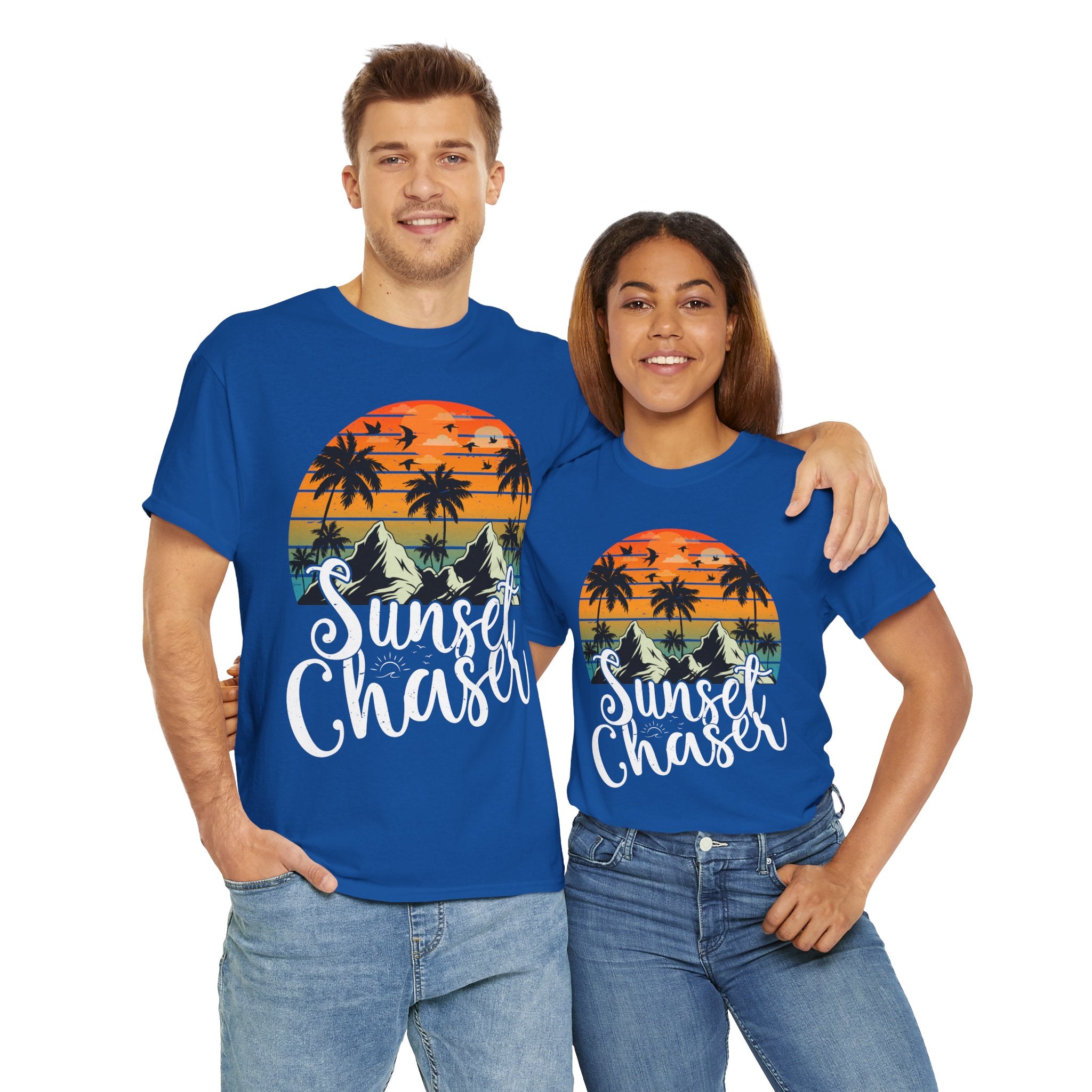 Sunset Surf Tee – Tropical & Mountain Vibes