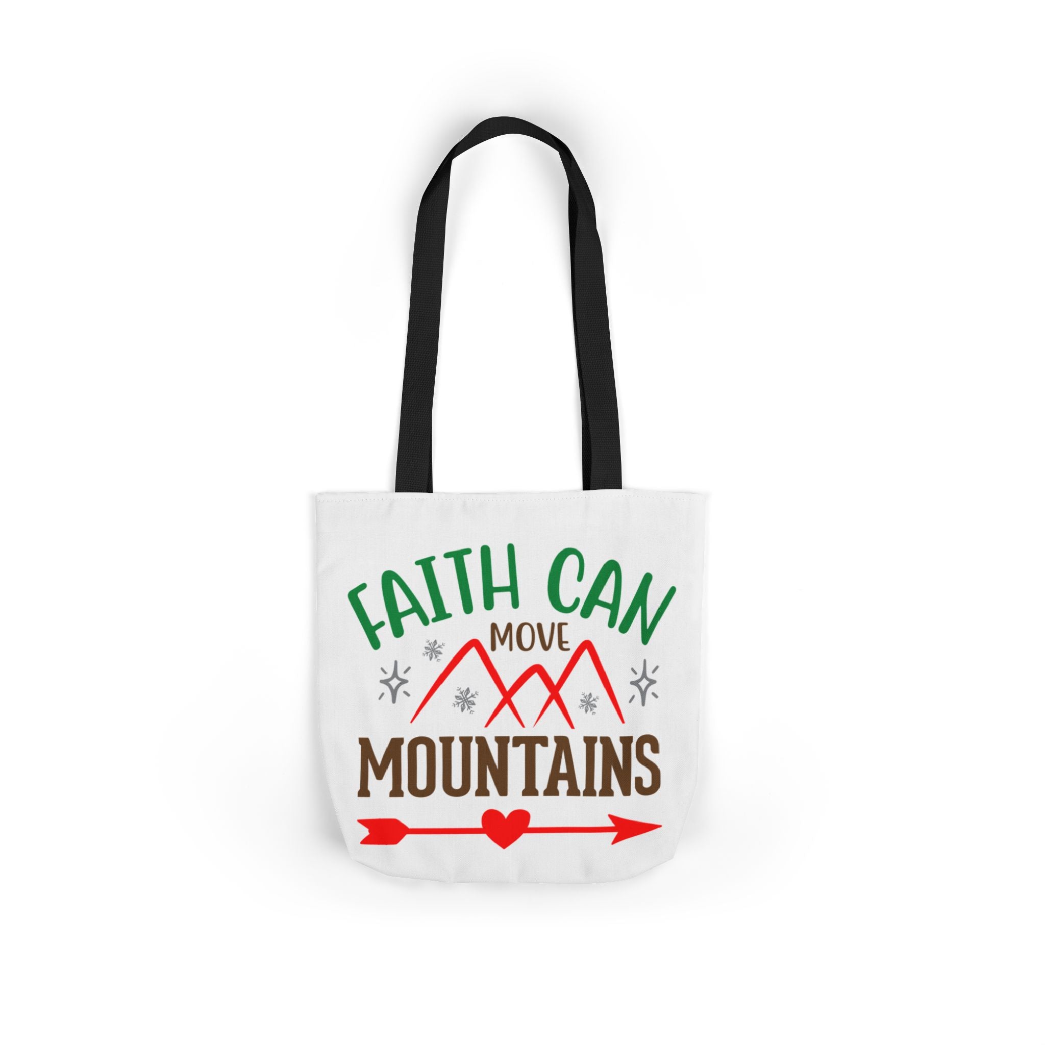 Inspirational Quote Canvas Polyester Tote