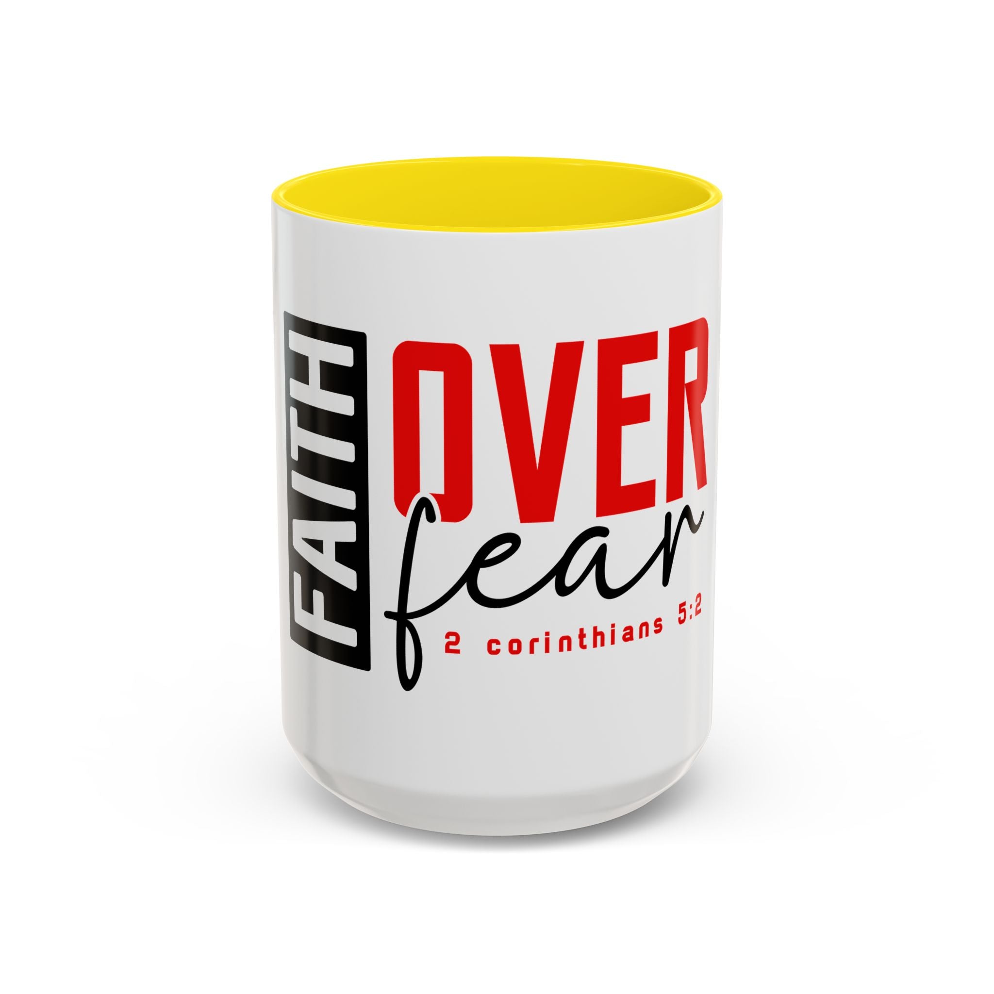 Faith Scripture Accent Coffee Mug | Gallory Hive