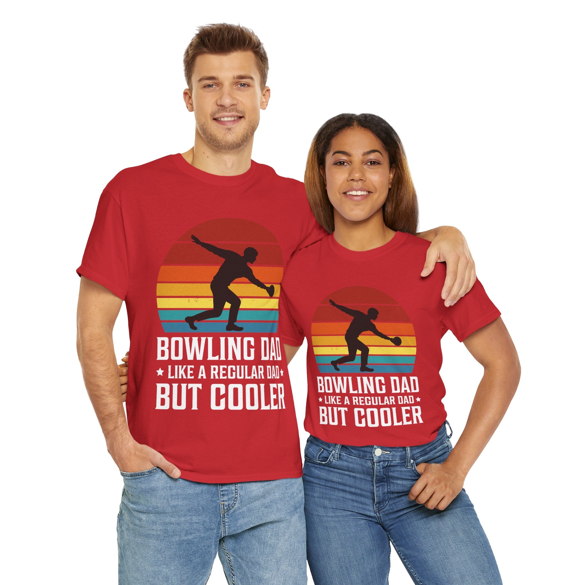 Retro Bowling Dad Tee - Unique Father's Day Gift