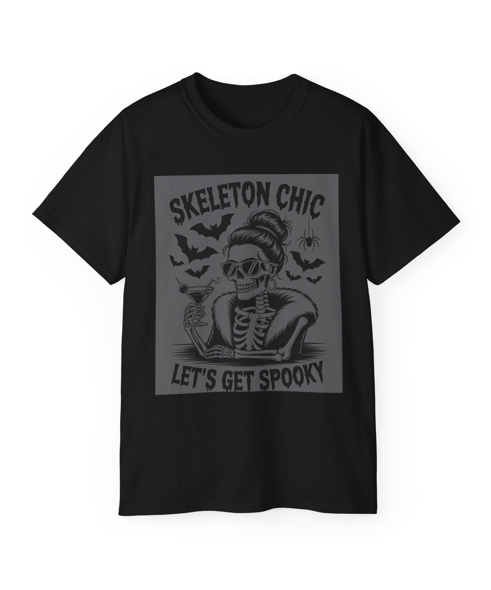 Vintage Rock Skeleton Halloween Shirt | Gallory Hive