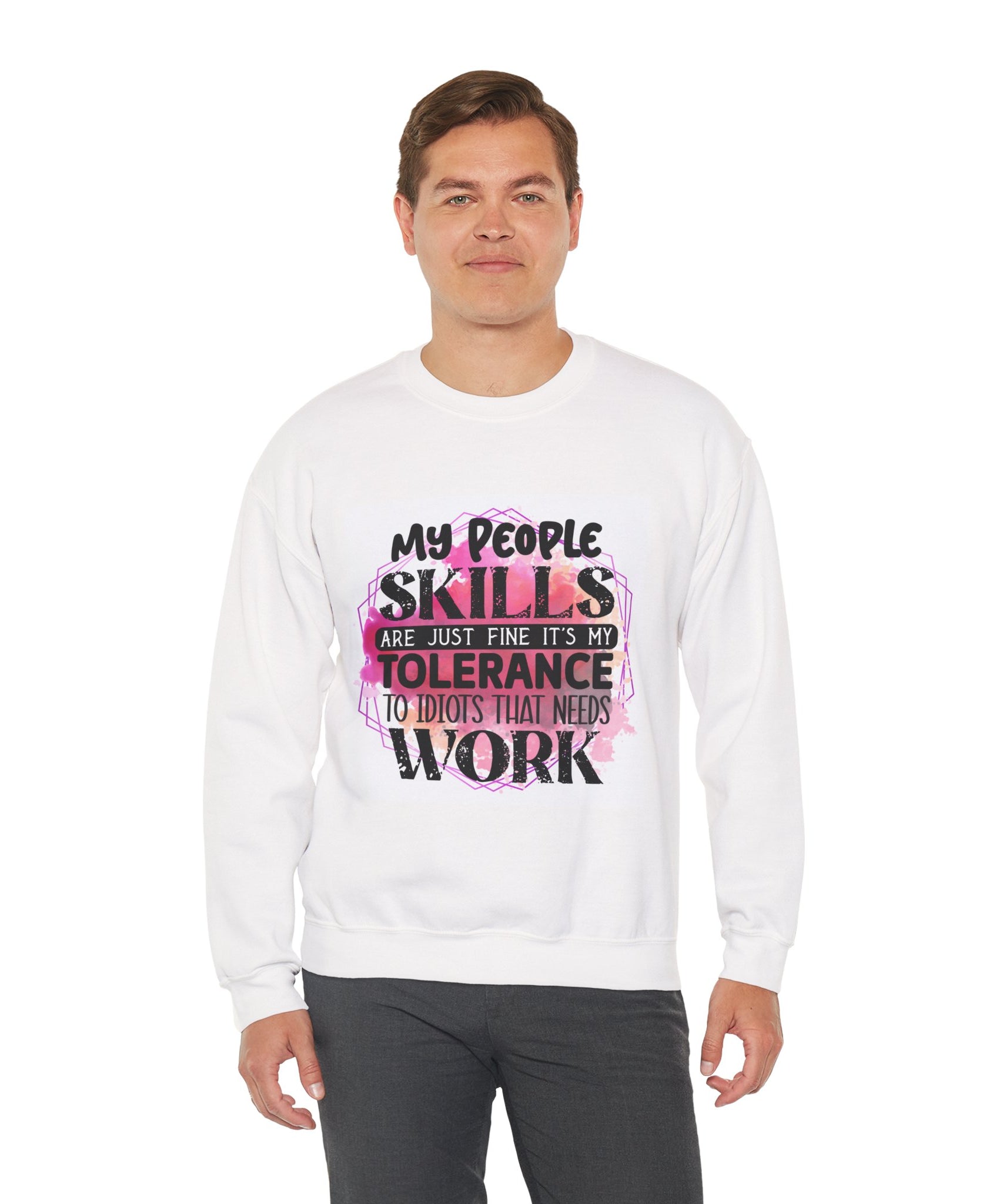 My people skills are just fine Quote Unisex Sweatshirt - Casual Humor Apparel, Gift for Friends, Family - Gallory Hive