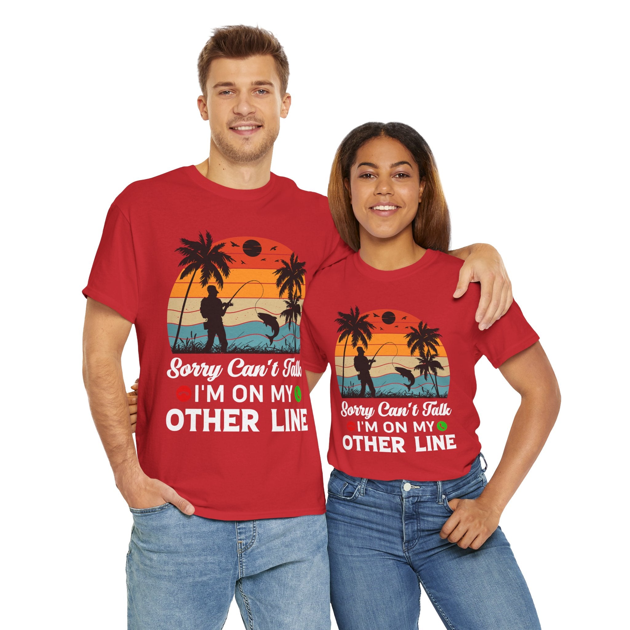 Funny Fishing T-Shirt – On My Other Line