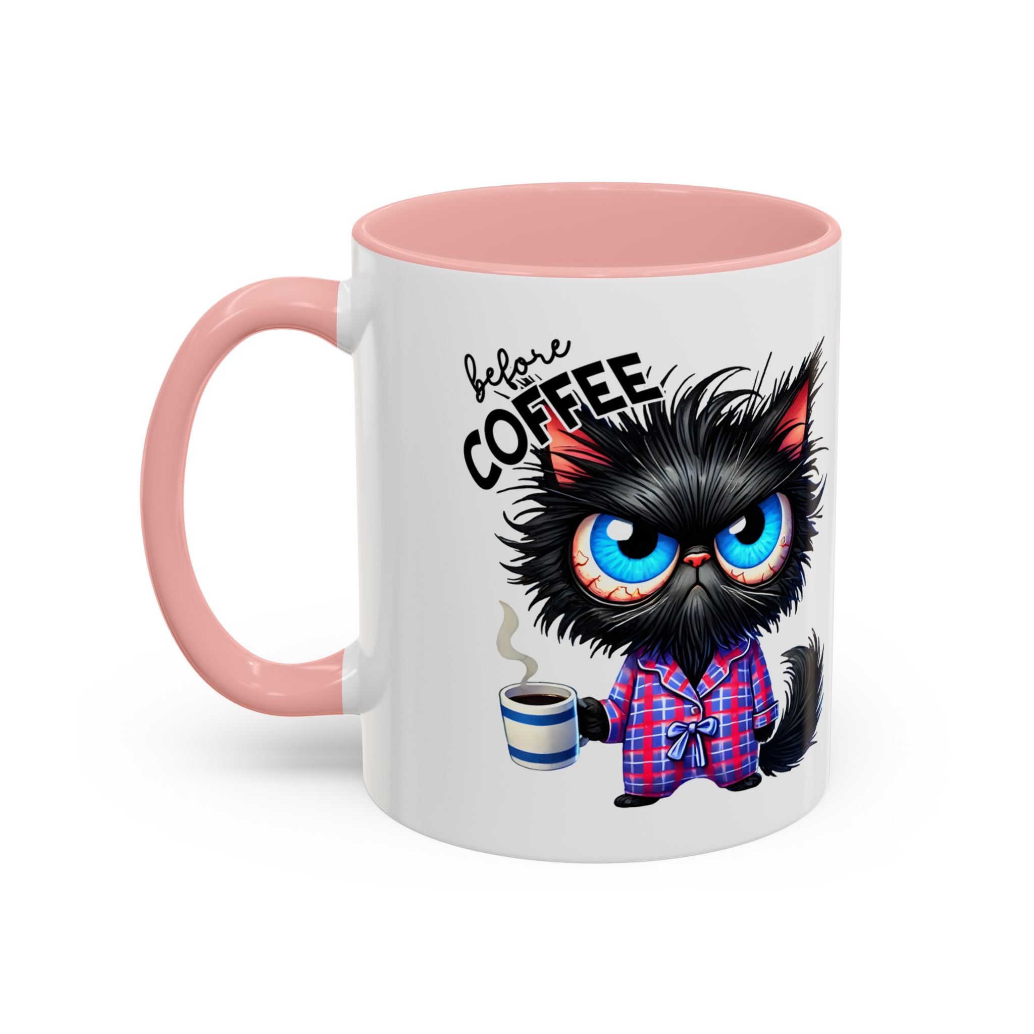 Cute Black Cat Accent Coffee Mug Gallory Hive
