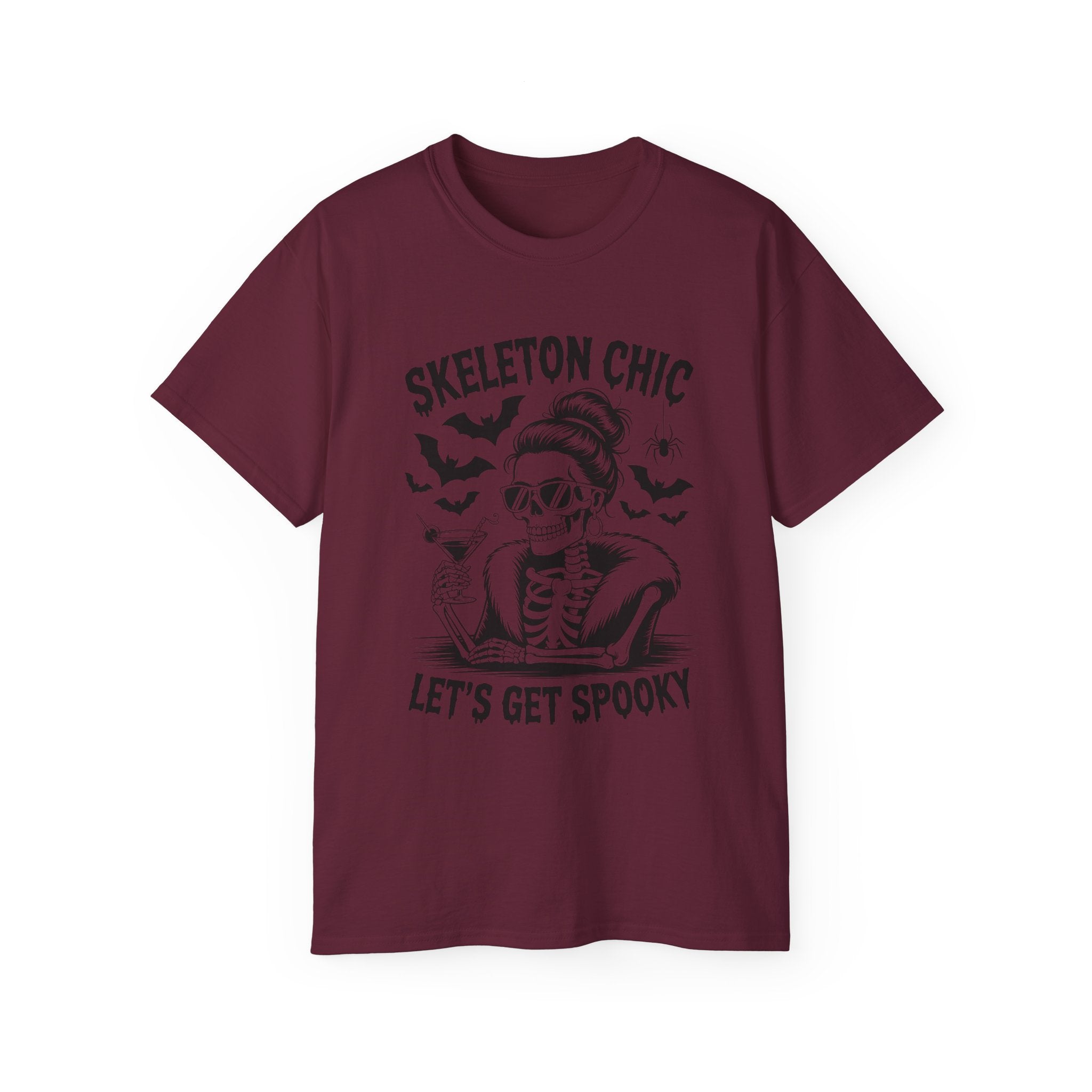 Vintage Rock Skeleton Halloween Shirt