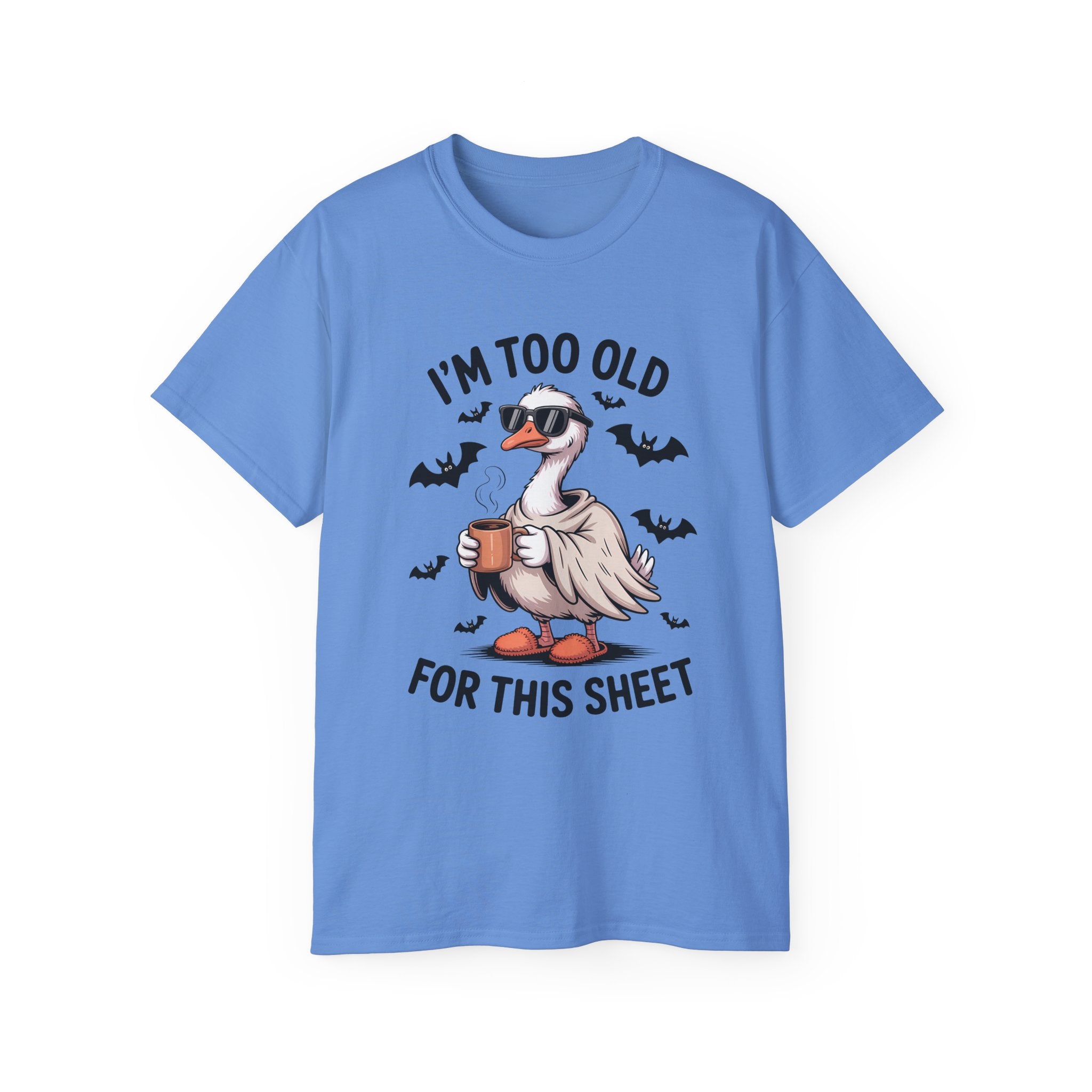 Funny Goose T-Shirt - Halloween Sheet Pun Tee