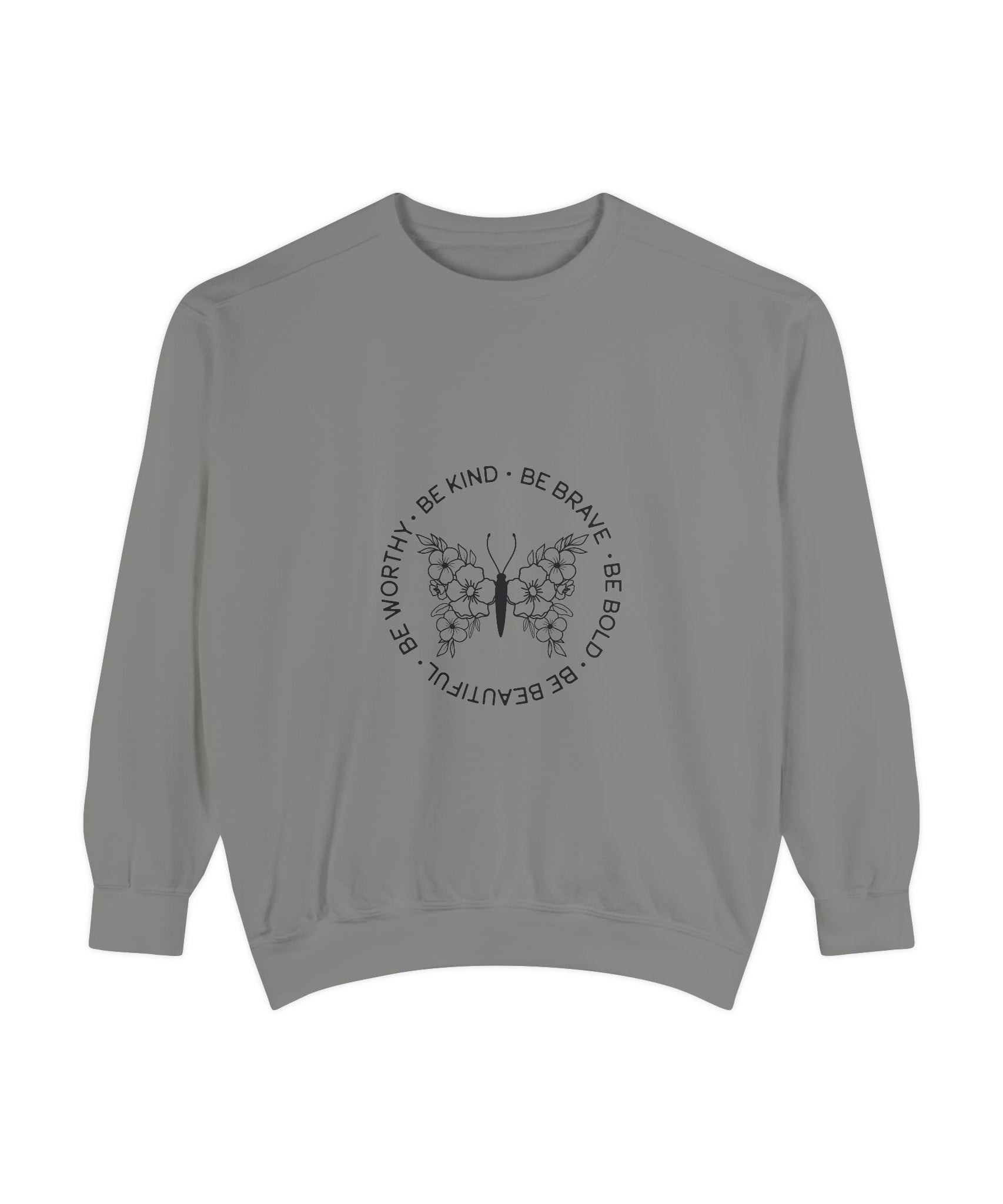 Inspirational Unisex Sweatshirt - Be Kind & Brave | Gallory Hive