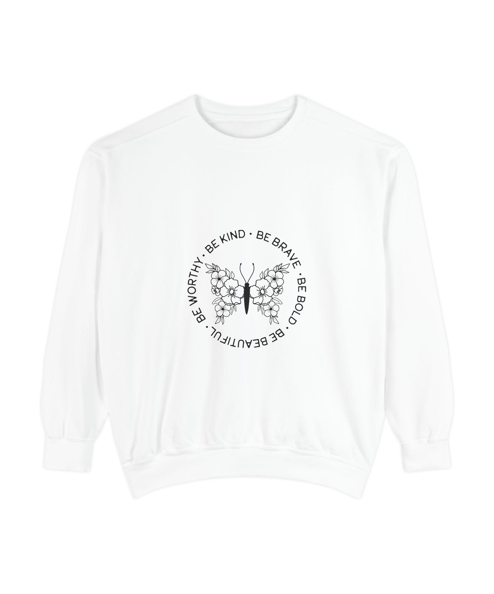 Inspirational Unisex Sweatshirt - Be Kind & Brave | Gallory Hive