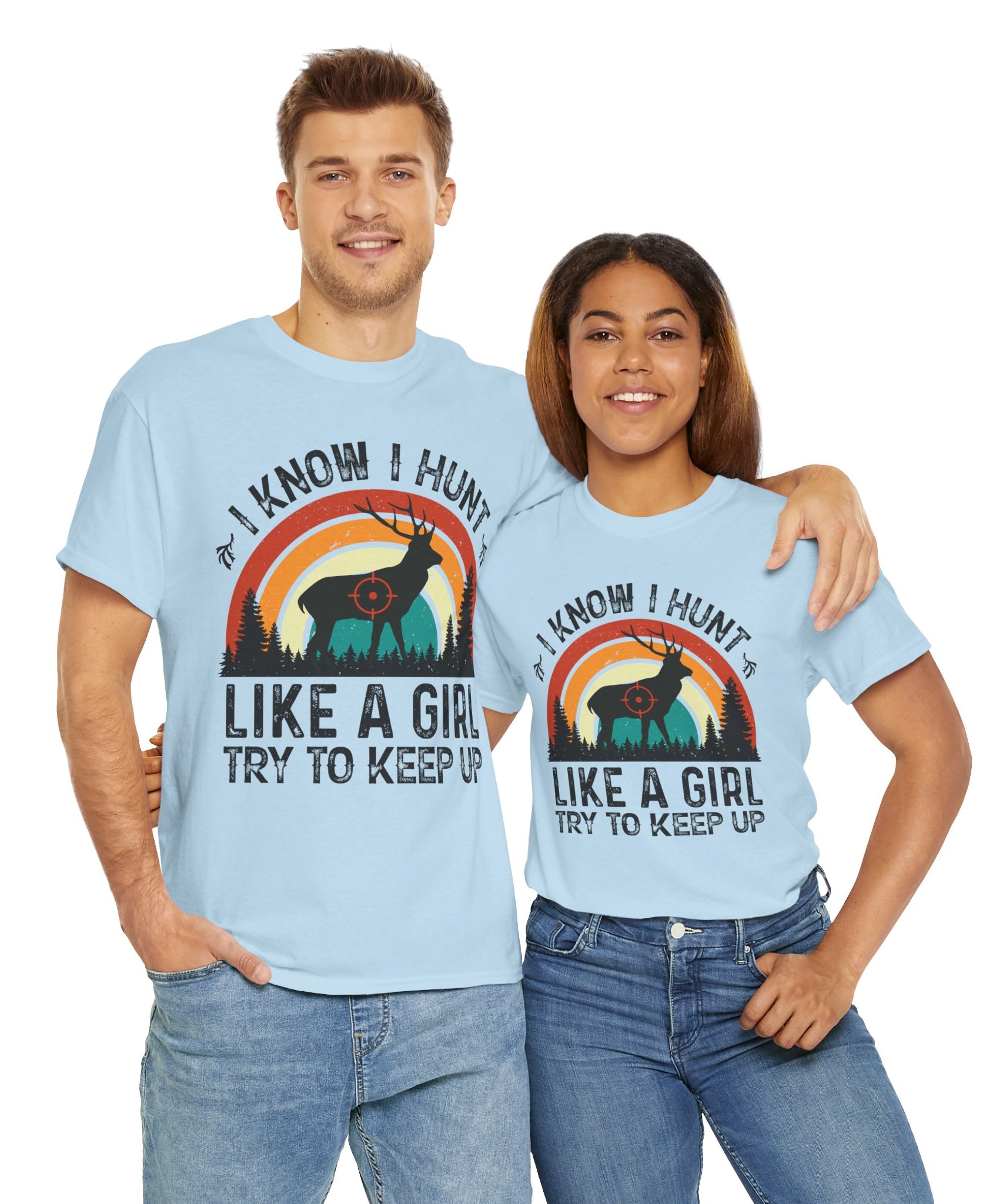 Sunset Target Deer Shirt – Hunting Vibes
