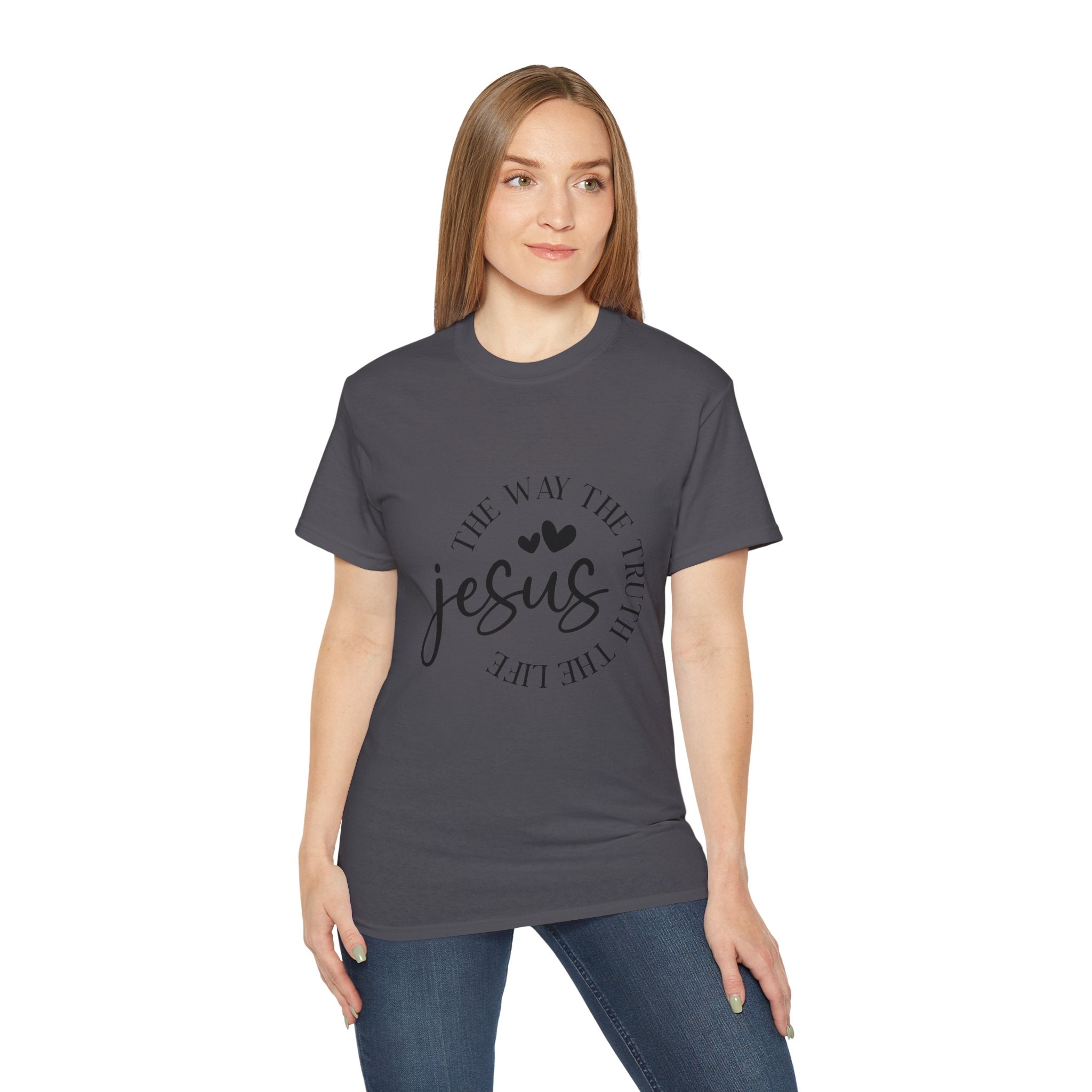 Unisex The way the Truth Tee - Inspirational Casual Wear, Christian T-Shirt, Motivational Gift, Faith-Based Apparel, Everyday Comfort