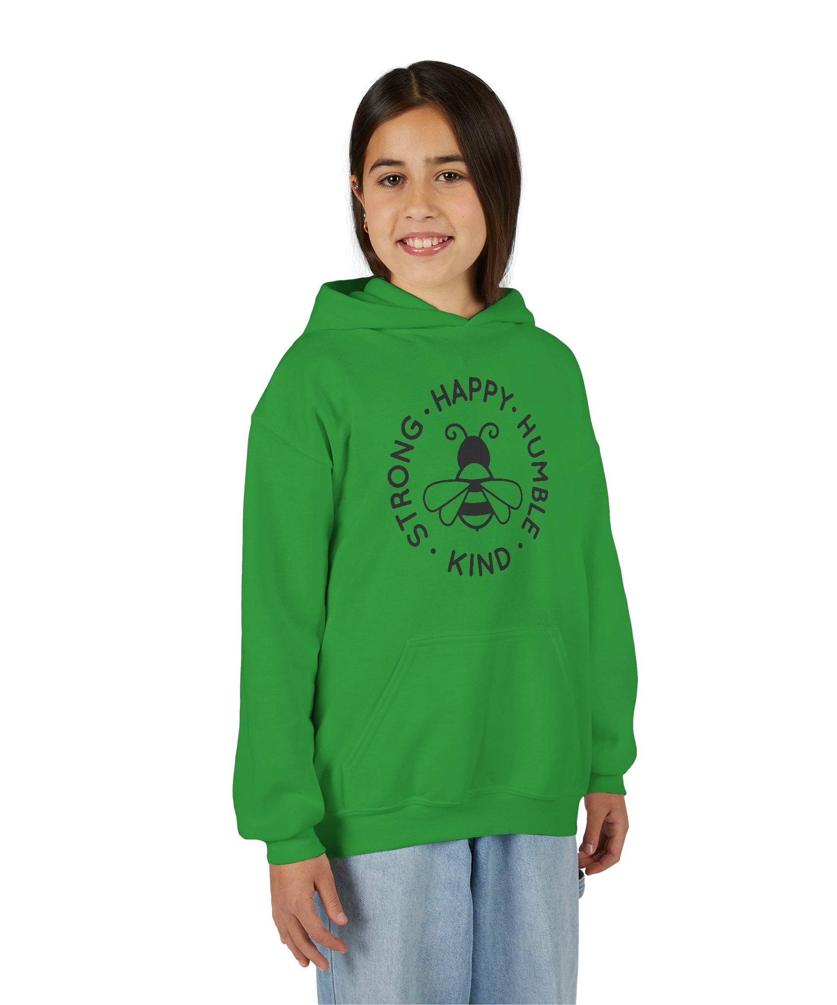 Unisex Kid's "Strong Happy Humble Kind" Hoodie