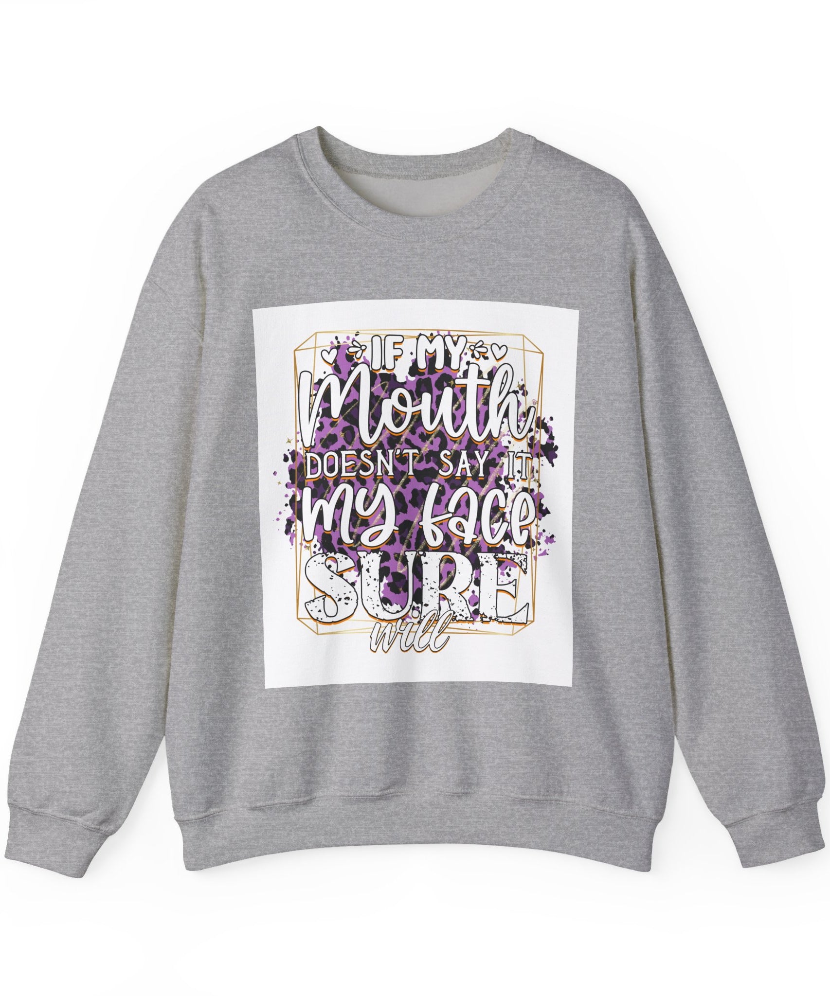 Expressive Crewneck Sweatshirt - Casual Humor Apparel, Gift for Friends, Family - Gallory Hive