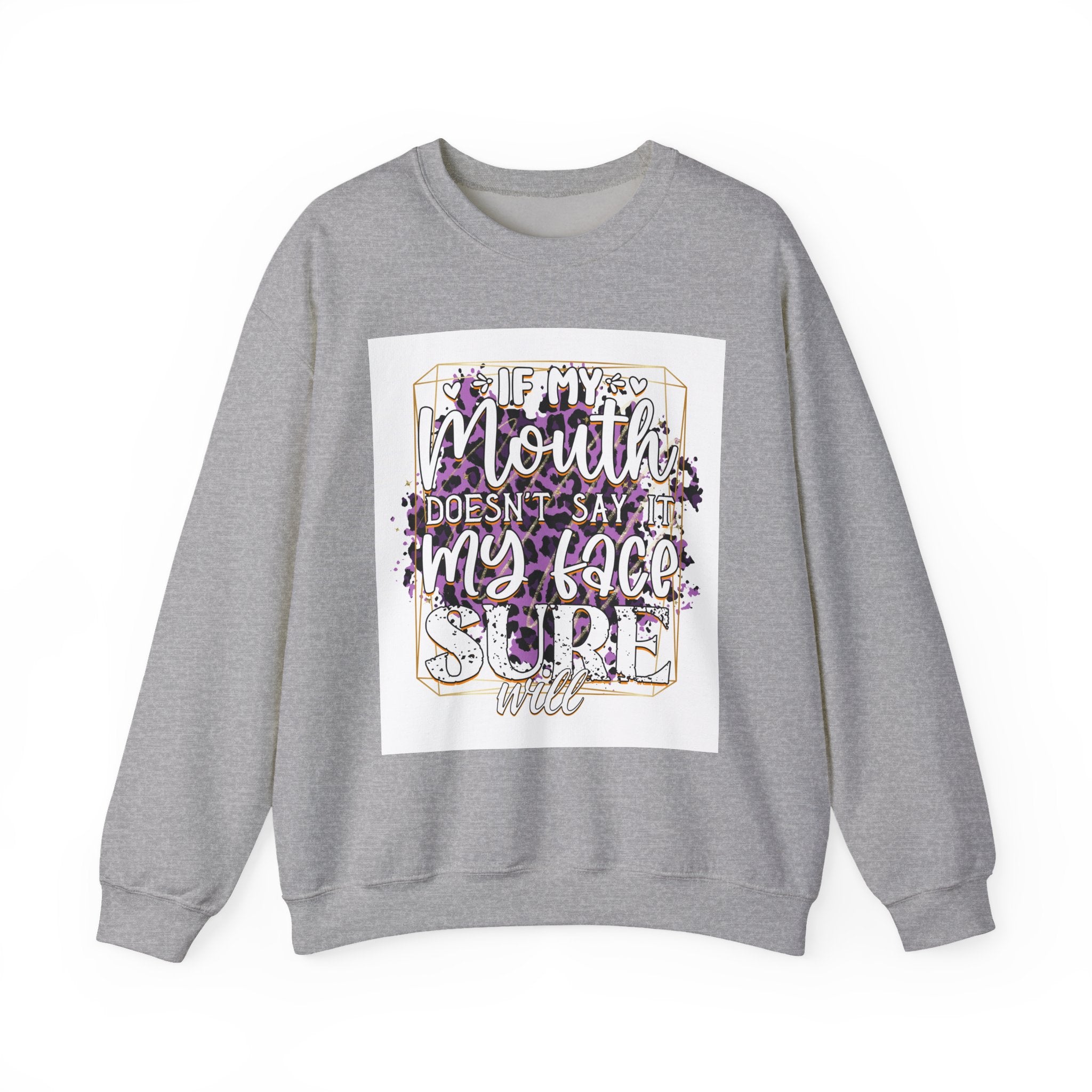 Expressive Crewneck Sweatshirt - Casual Humor Apparel, Gift for Friends, Family - Gallory Hive