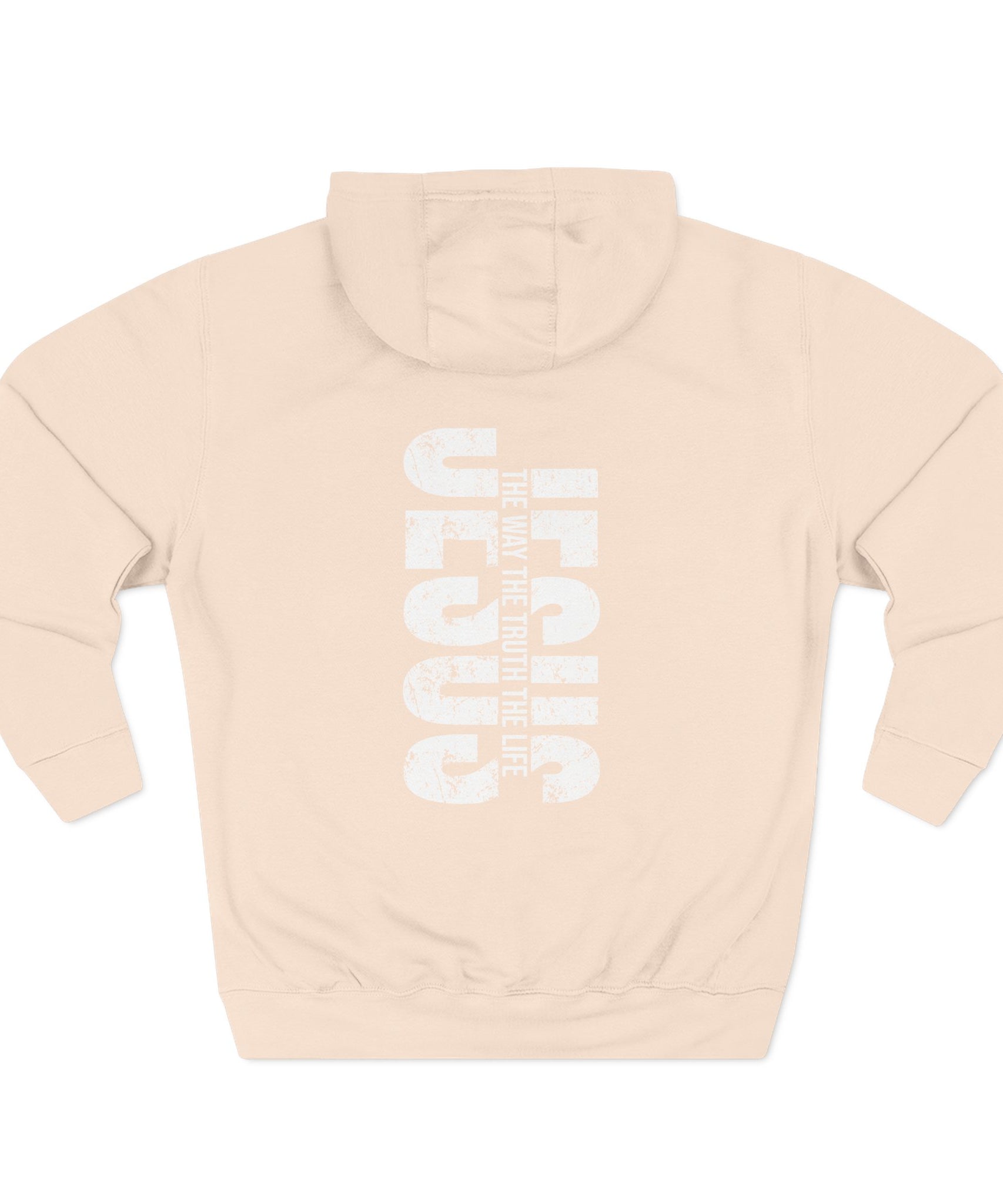Faith-Inspired Fleece Hoodie, Comfortable Hoodie, Spiritual Gift, Cross Design, Inspirational Fashion, Cozy & Stylish - Gallory Hive