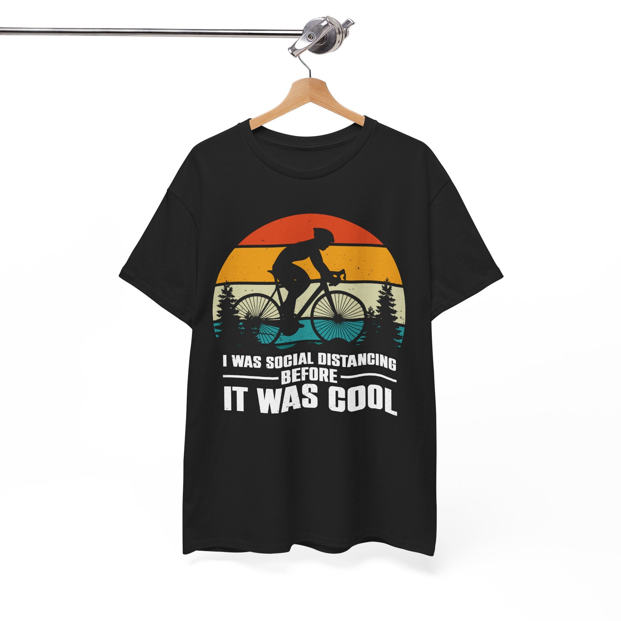 Retro Social Distancing Cyclist Tee | Gallory Hive