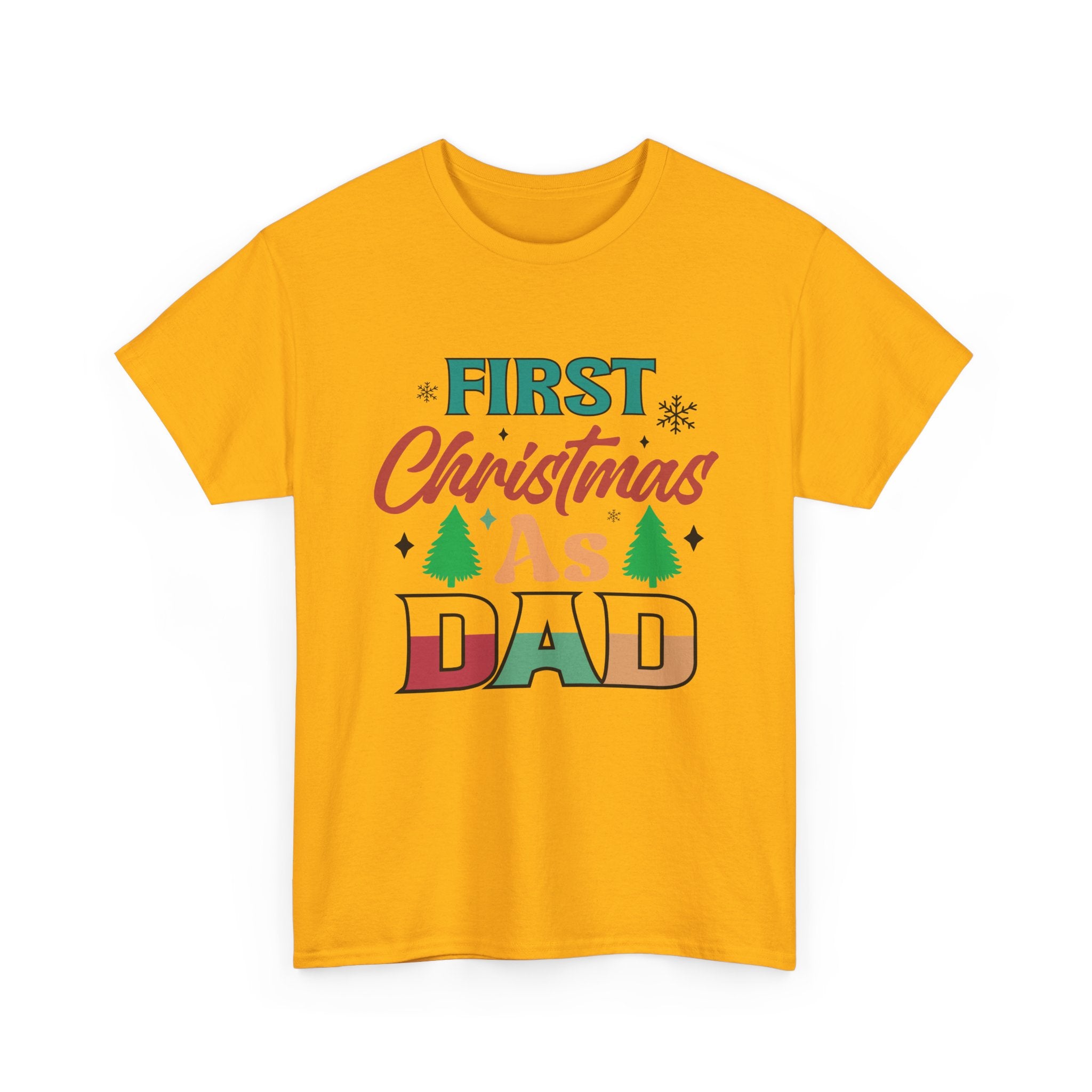 First Christmas as Dad T-Shirt | Gallory Hive