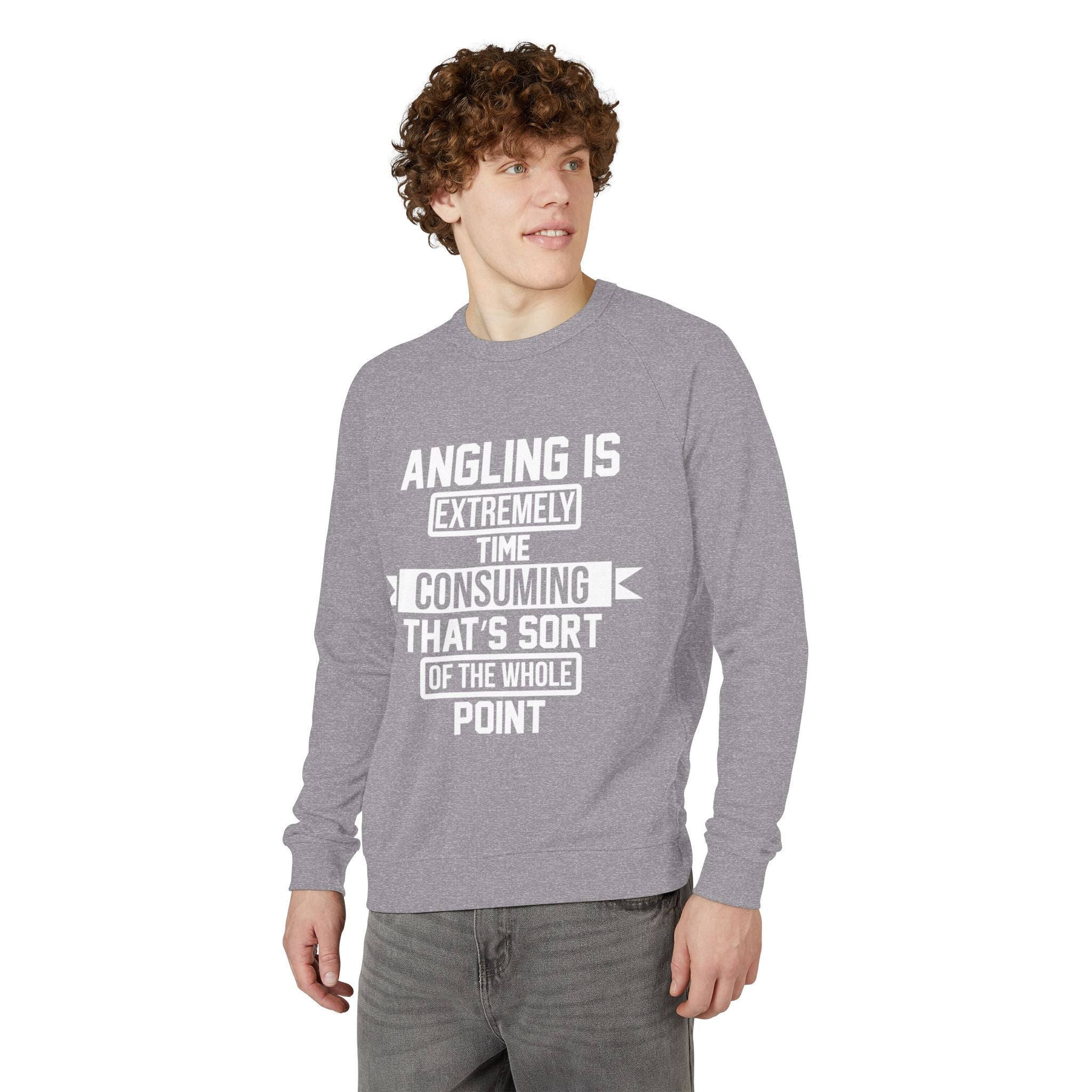 Crewneck Sweatshirt – Angling Quote for Fishers