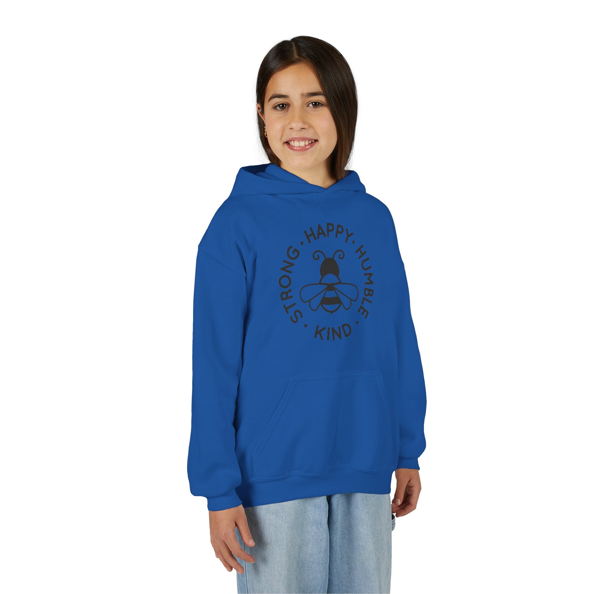 Unisex Kid's "Strong Happy Humble Kind" Hoodie