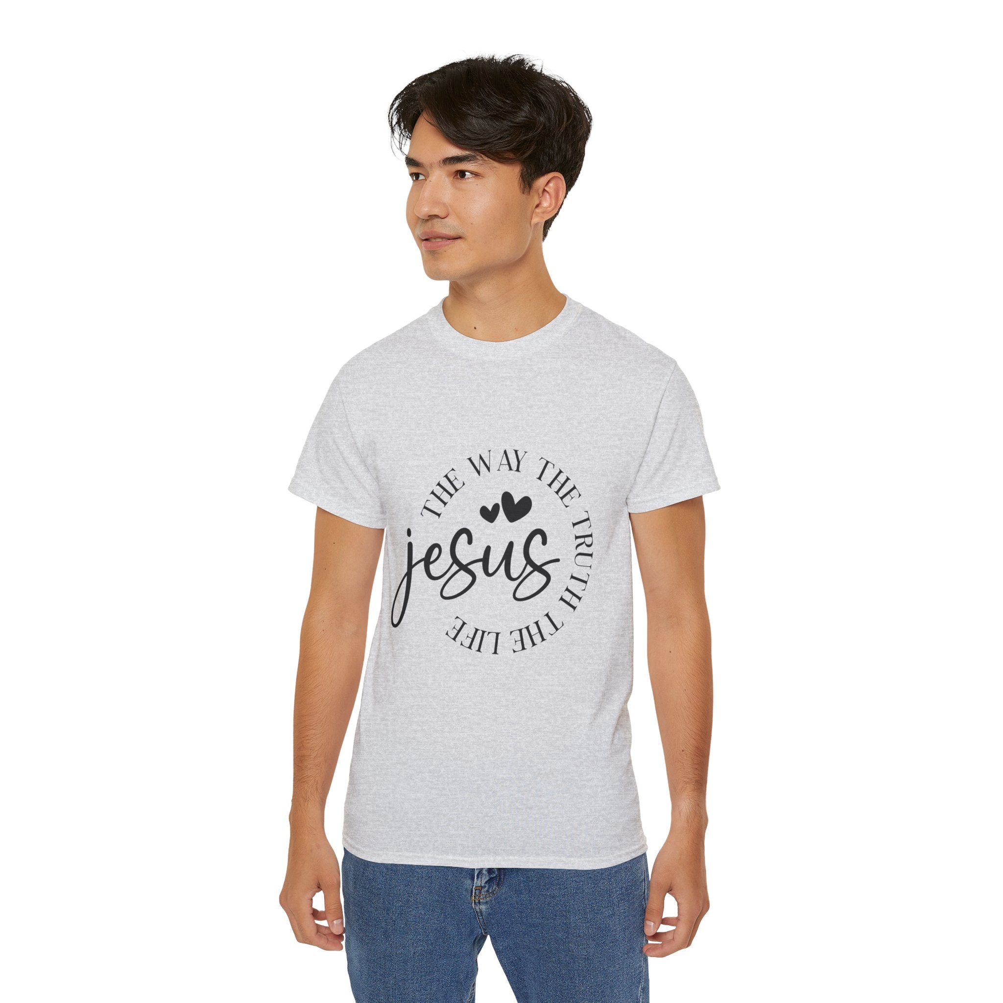 Unisex The way the Truth Tee - Inspirational Casual Wear, Christian T-Shirt, Motivational Gift, Faith-Based Apparel, Everyday Comfort