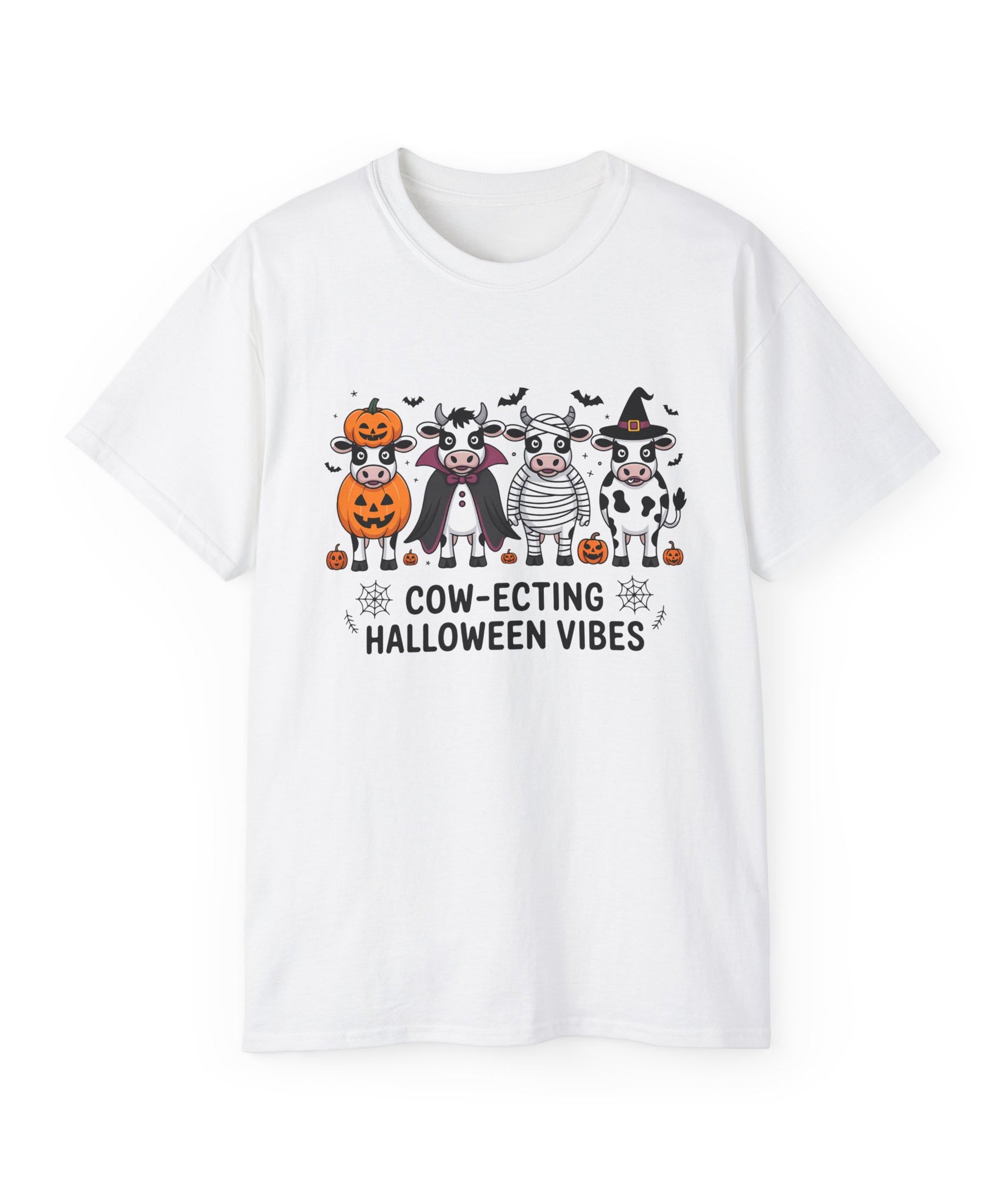 Halloween Cow T-Shirt - Cute Cow Costumes Tee | Gallory Hive