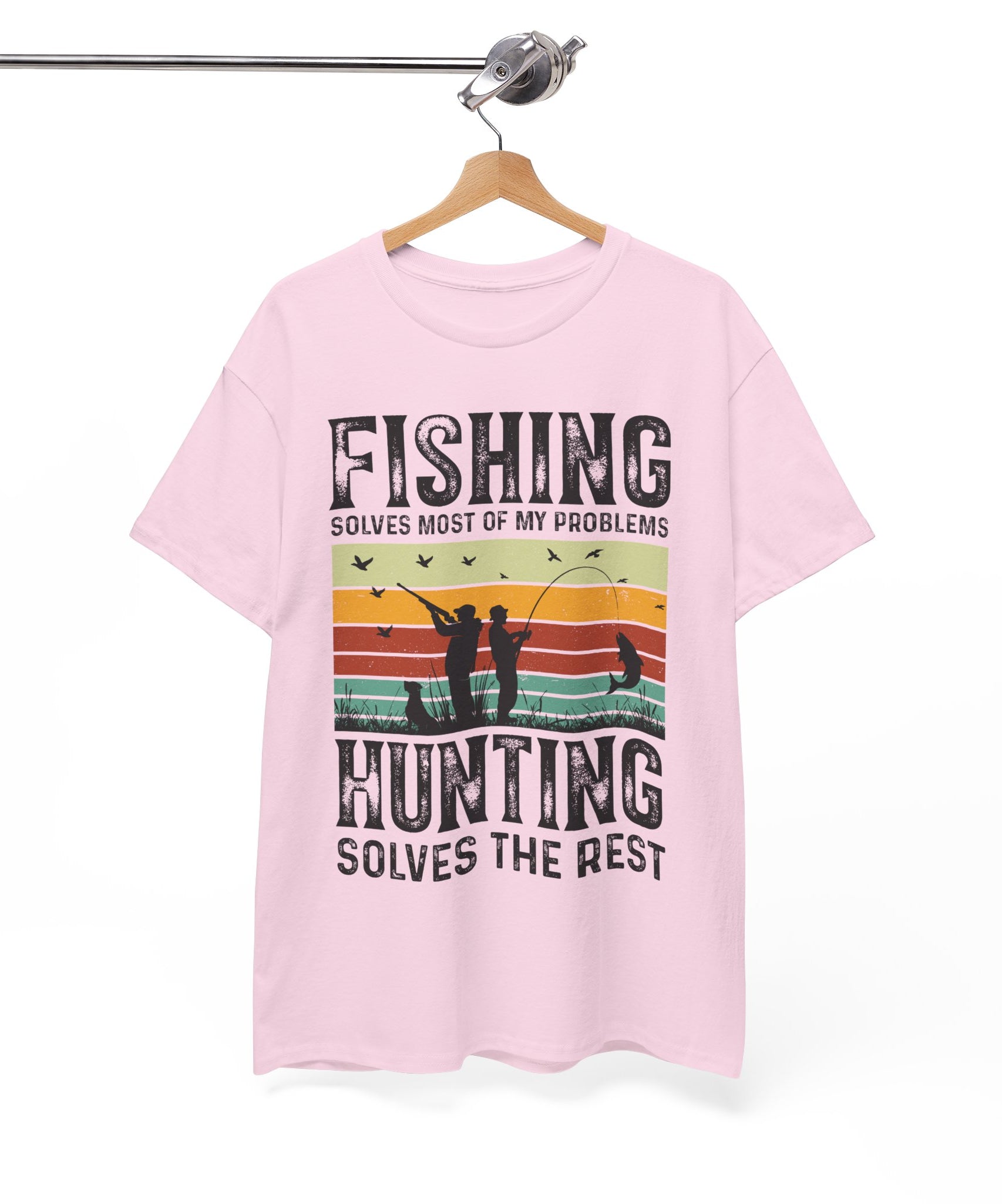 Funny Hunt and Fish Shirt for Men