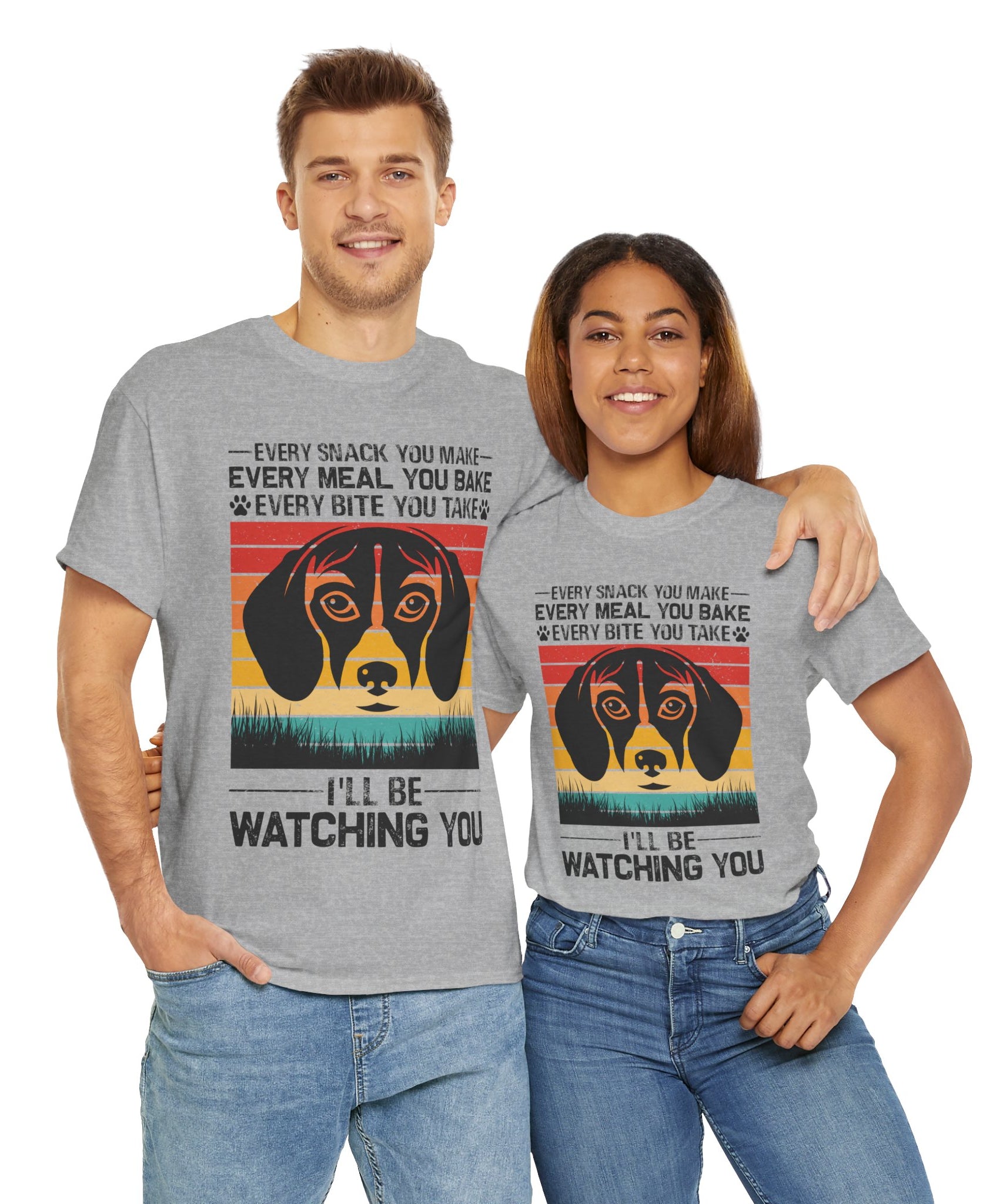 Vintage Dog Shirt – Bold Beagle Face