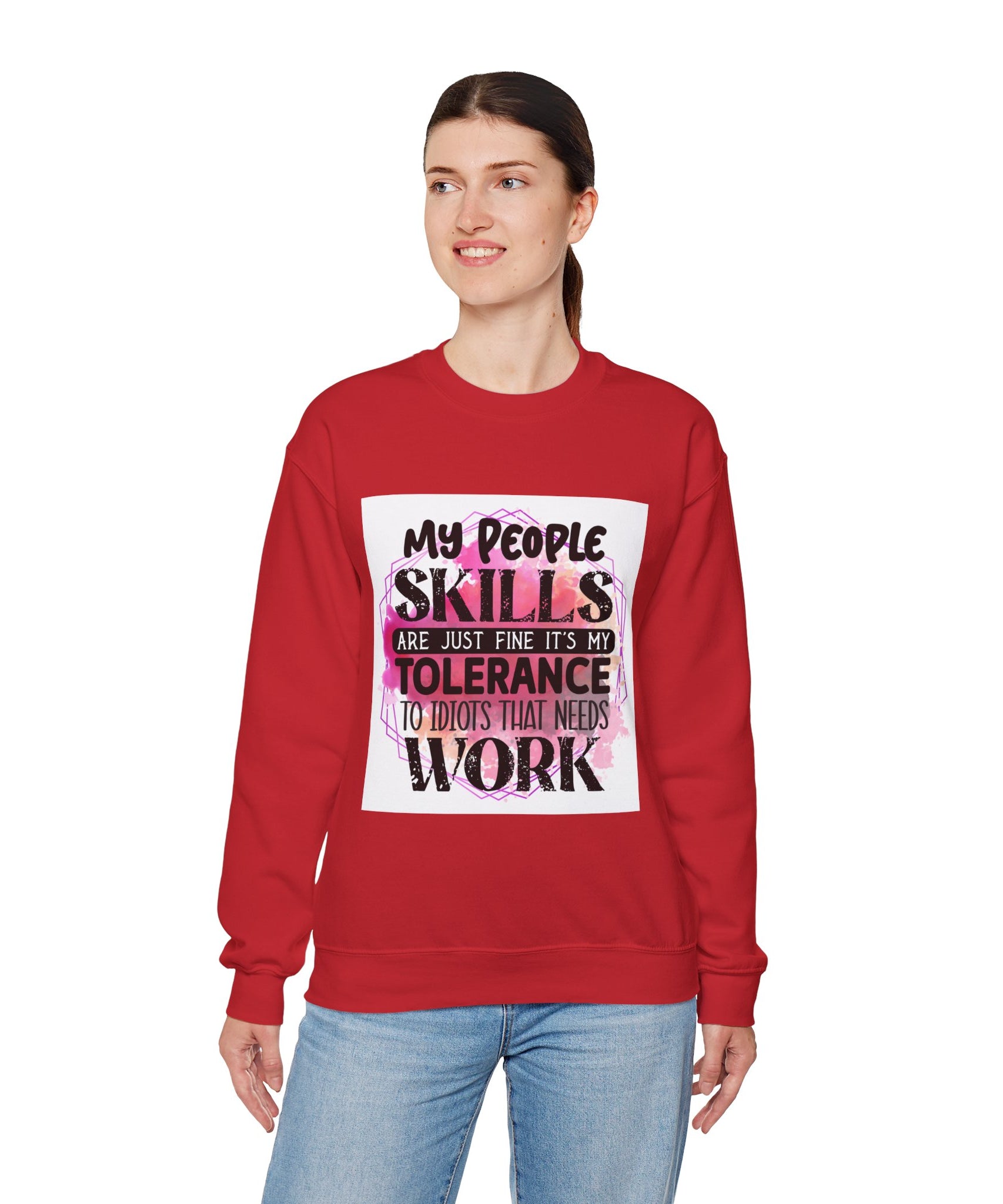 My people skills are just fine Quote Unisex Sweatshirt - Casual Humor Apparel, Gift for Friends, Family - Gallory Hive