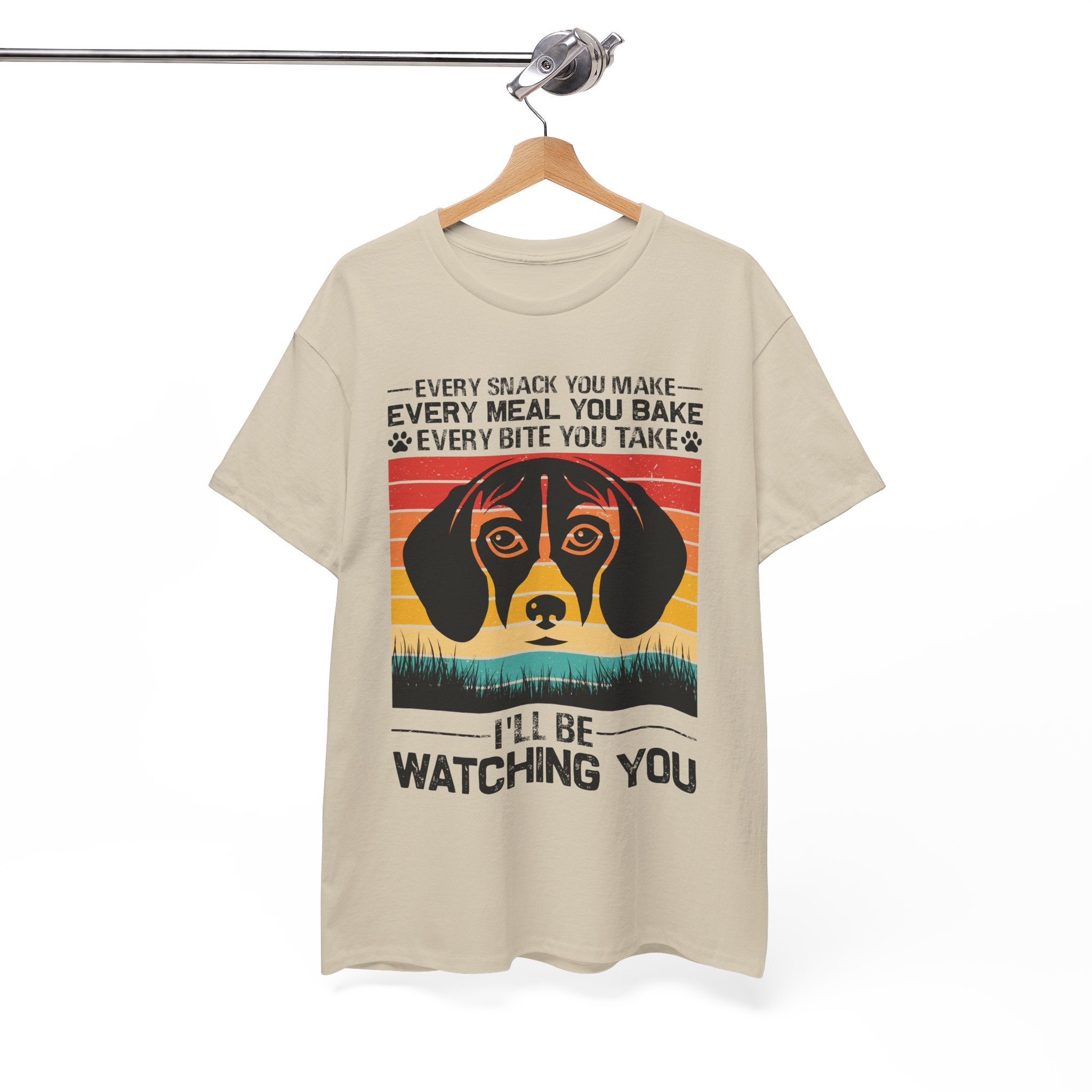 Vintage Dog Shirt – Bold Beagle Face