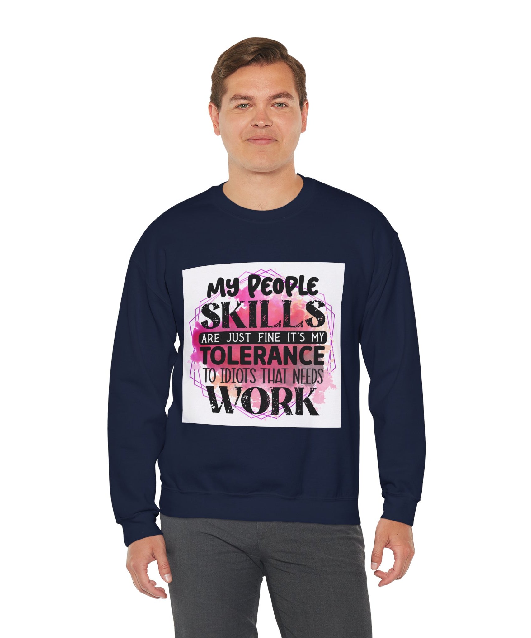 My people skills are just fine Quote Unisex Sweatshirt - Casual Humor Apparel, Gift for Friends, Family - Gallory Hive