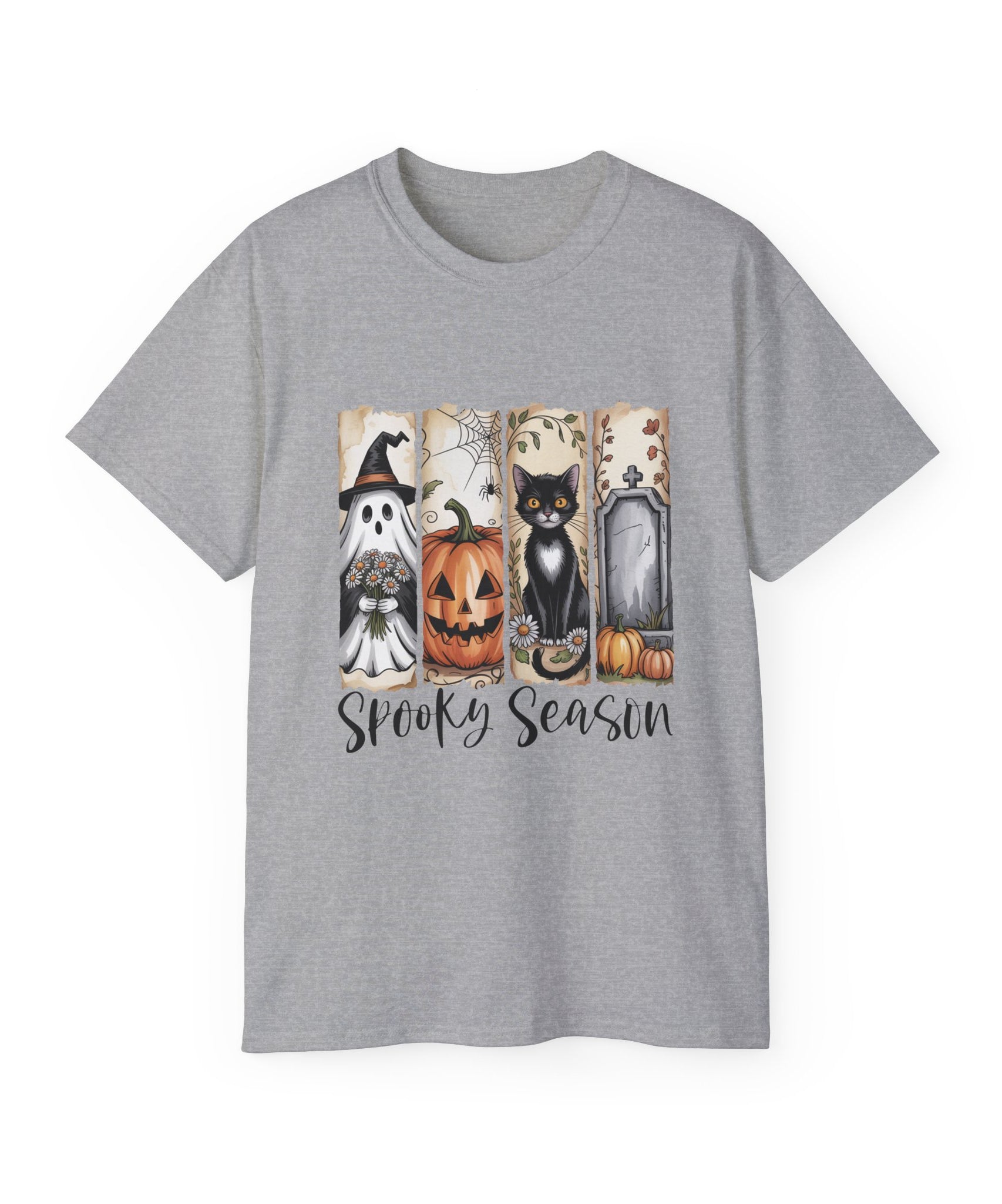 Unisex Spooky Season Tee - Inspirational Casual Wear, Christian T-Shirt, Motivational Gift, Faith-Based Apparel, Everyday Comfort - Gallory Hive