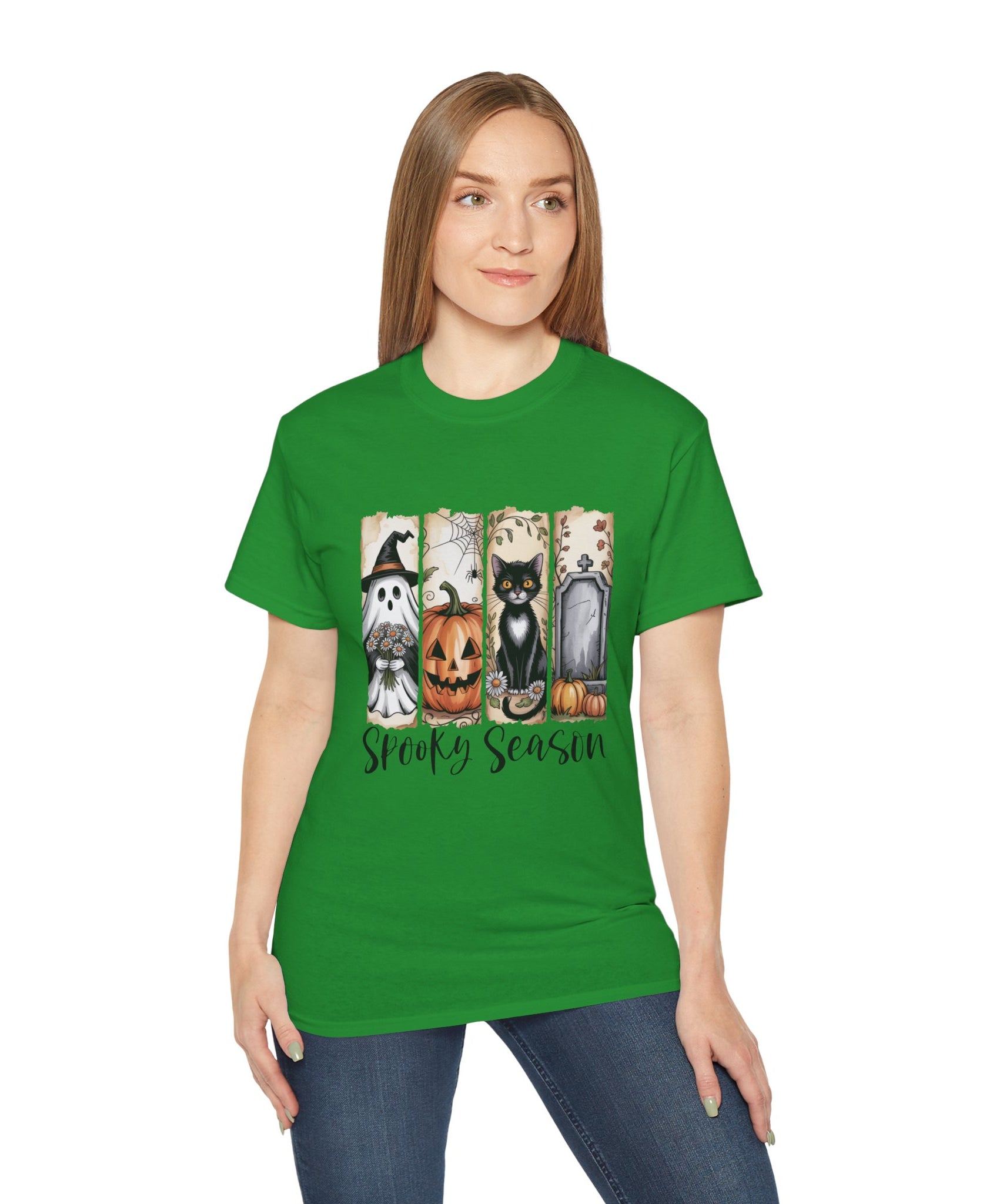 Unisex Spooky Season Tee - Inspirational Casual Wear, Christian T-Shirt, Motivational Gift, Faith-Based Apparel, Everyday Comfort - Gallory Hive