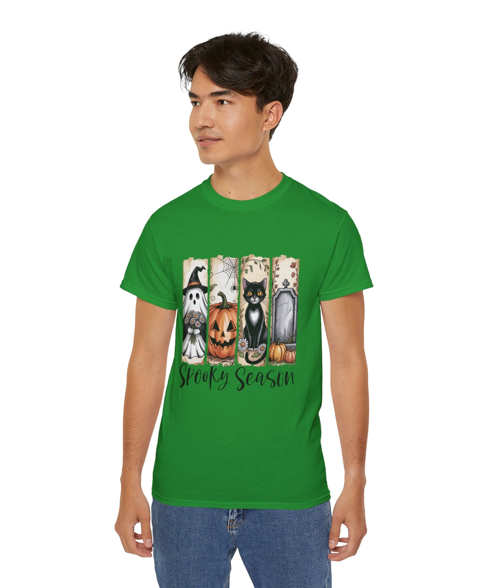 Unisex Spooky Season Tee - Inspirational Casual Wear, Christian T-Shirt, Motivational Gift, Faith-Based Apparel, Everyday Comfort - Gallory Hive