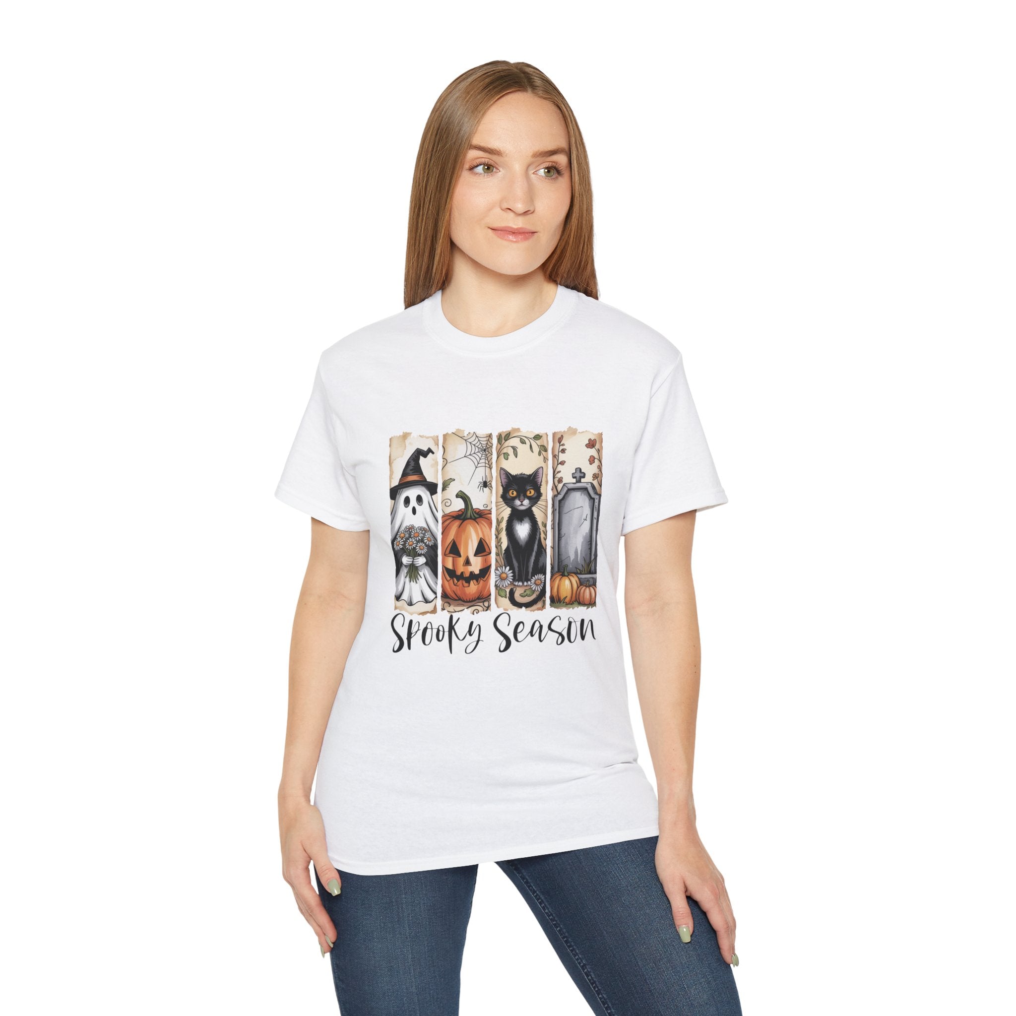 Unisex Spooky Season Tee - Inspirational Casual Wear, Christian T-Shirt, Motivational Gift, Faith-Based Apparel, Everyday Comfort