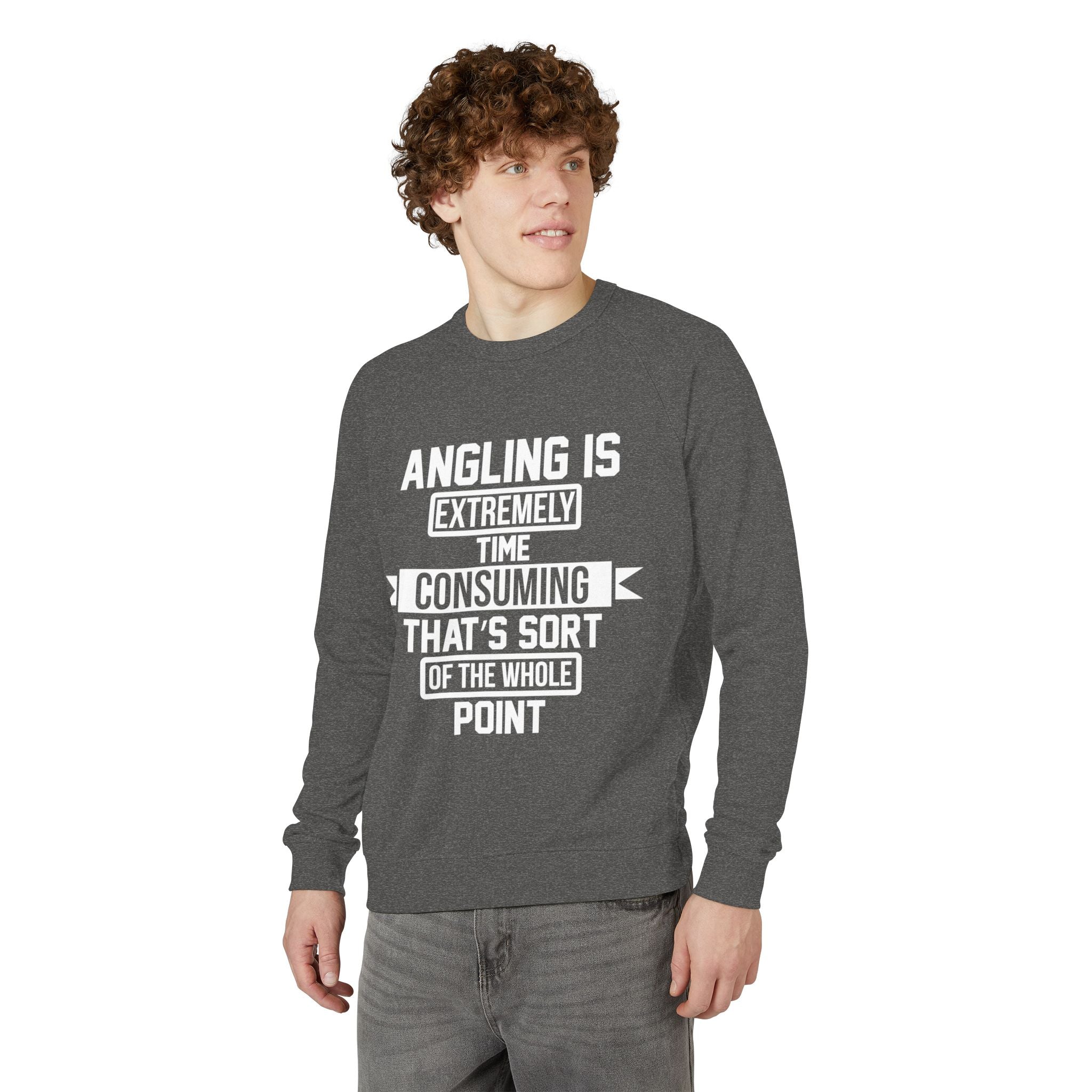 Crewneck Sweatshirt – Angling Quote for Fishers