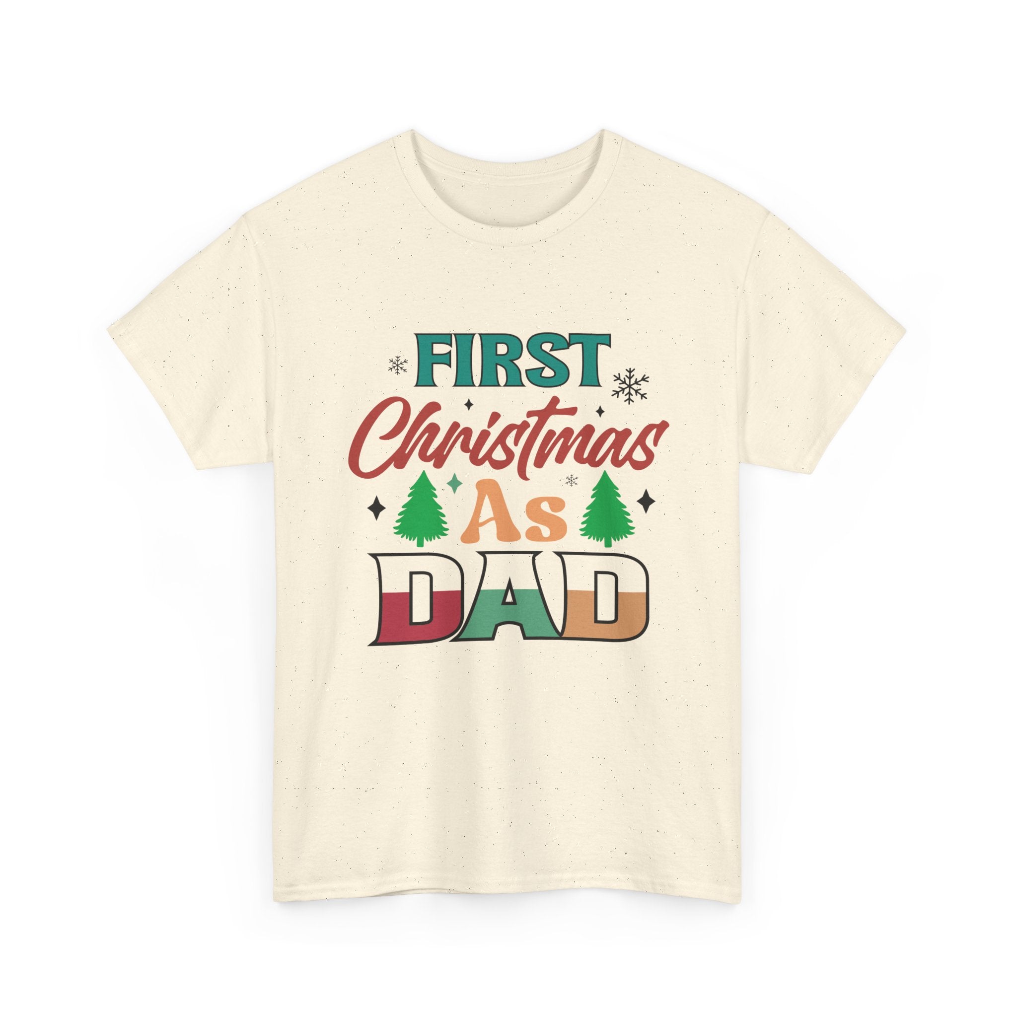 First Christmas as Dad T-Shirt | Gallory Hive